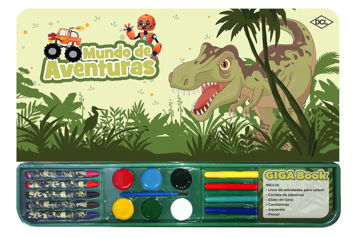 LIVRO DE ATIVIDADES PARA COLORIR MUNDO DE AVENTURAS