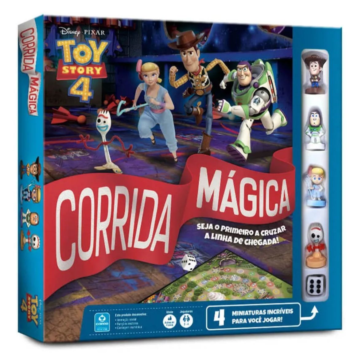JOGO DE TABULEIRO CORRIDA MÁGICA TOY STORY