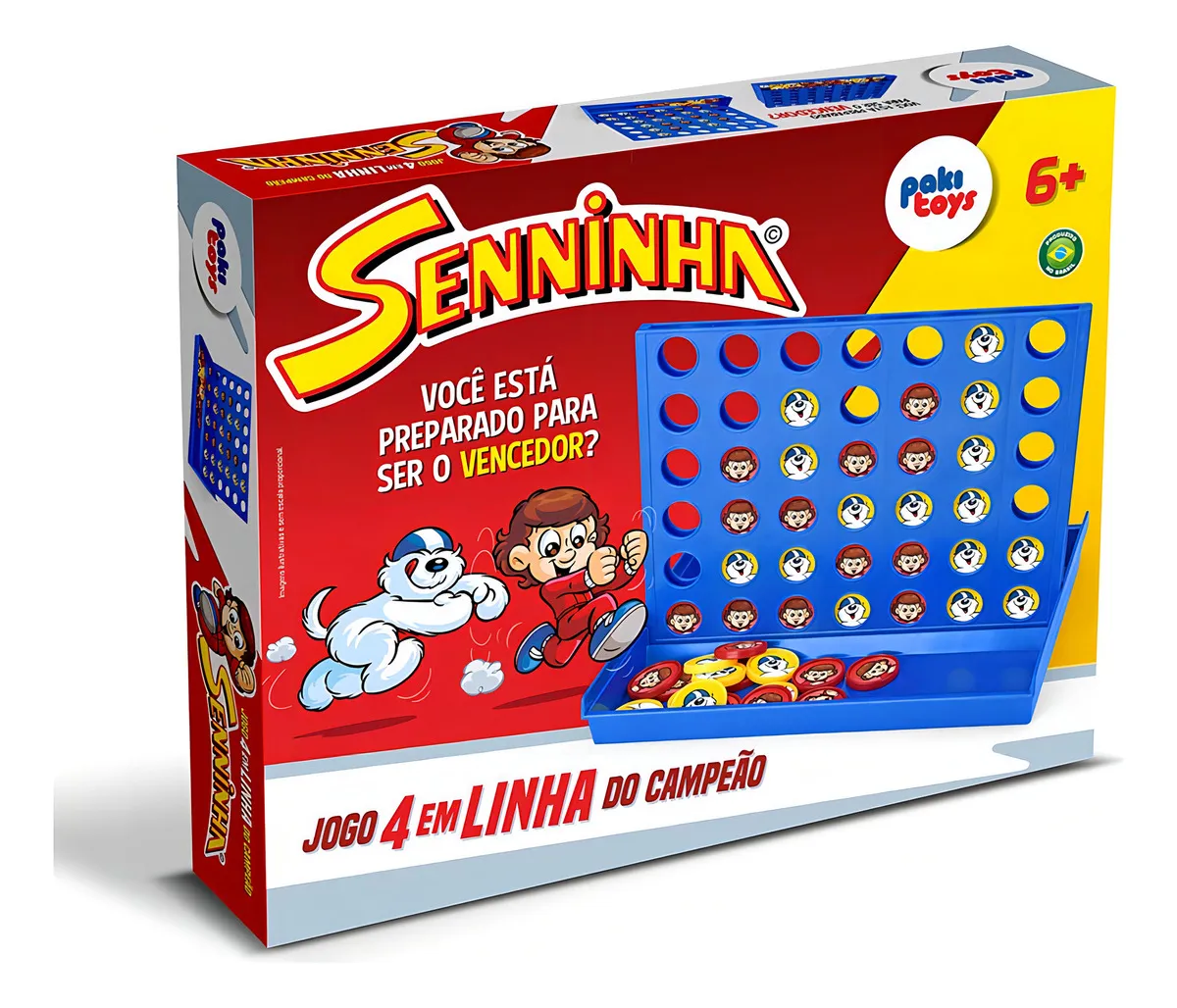 JOGO EDUCATIVO 4 EM LINHA DO CAMPEÃO SENNINHA