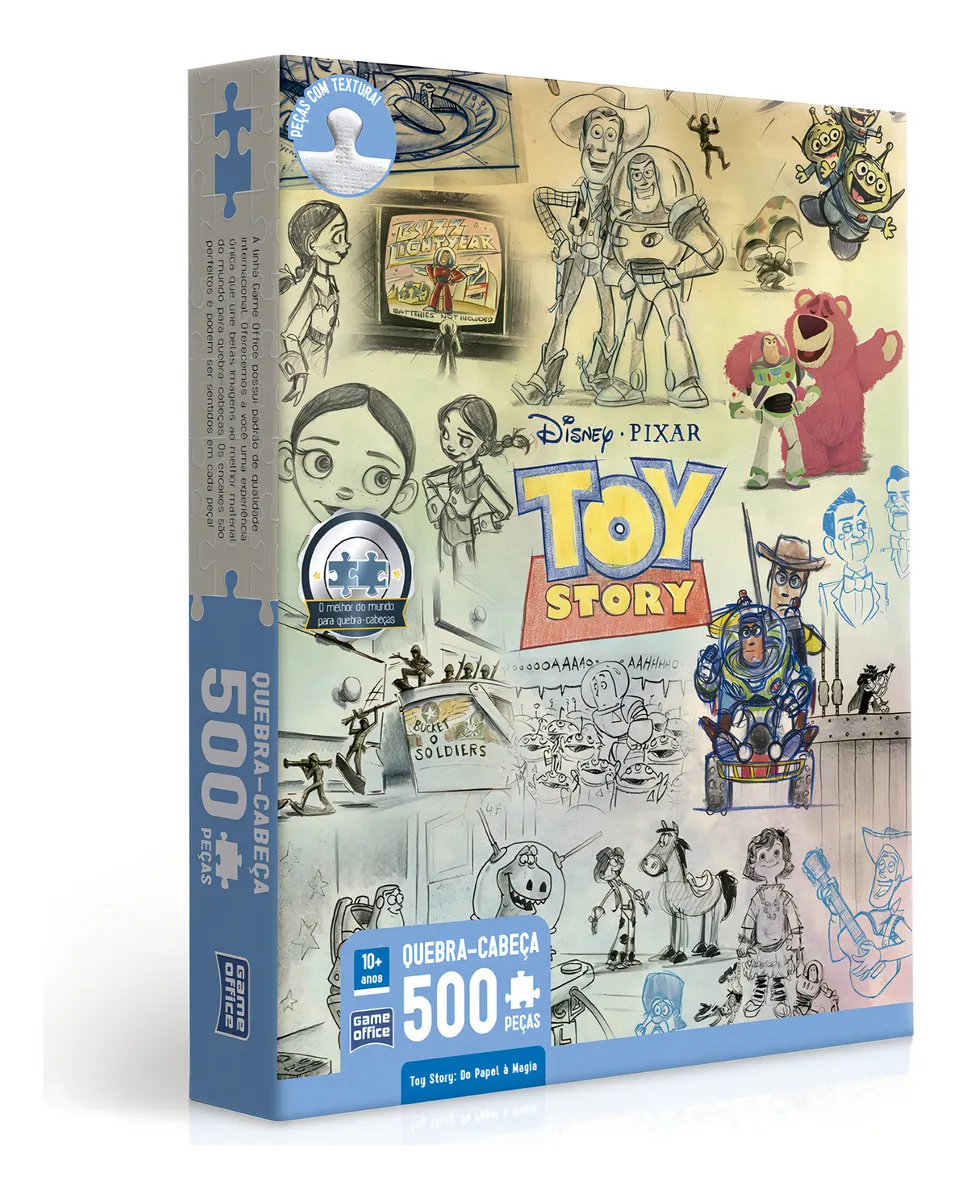 QUEBRA-CABEÇA TOY STORY DO PAPEL À MAGIA 500 PÇS