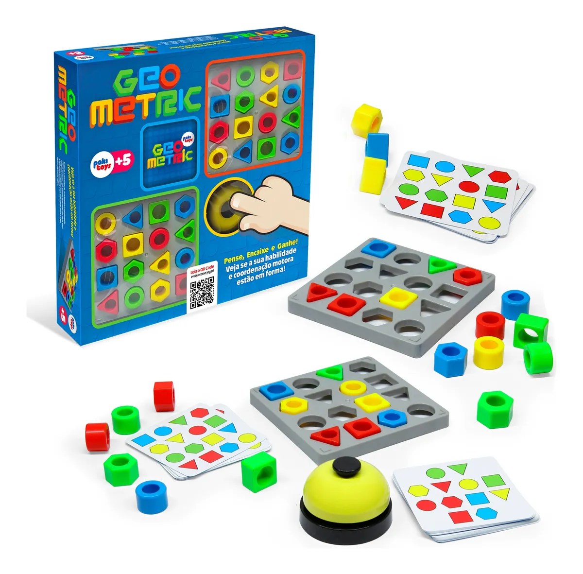 JOGO DE TABULEIRO PENSAR ENCAIXAR HABILIDADE MOTORA