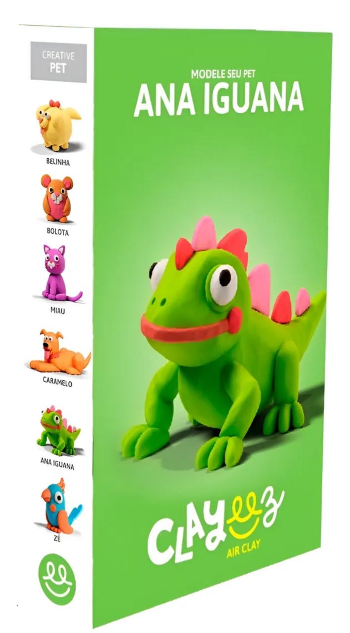 KIT MASSINHA DE MODELAR ANA IGUANA