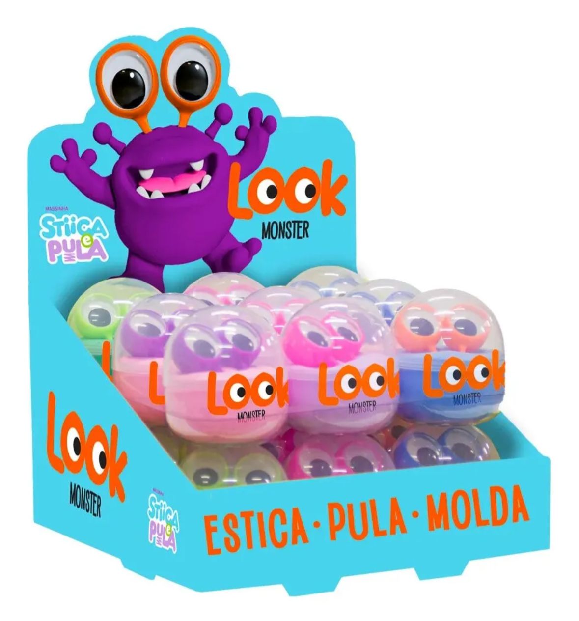 MASSINHA DE MODELAR STIICA E PULA LOOK MONSTER