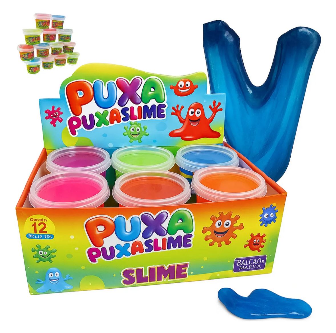 MASSINHA DE MODELAR PUXA PUXA SLIME