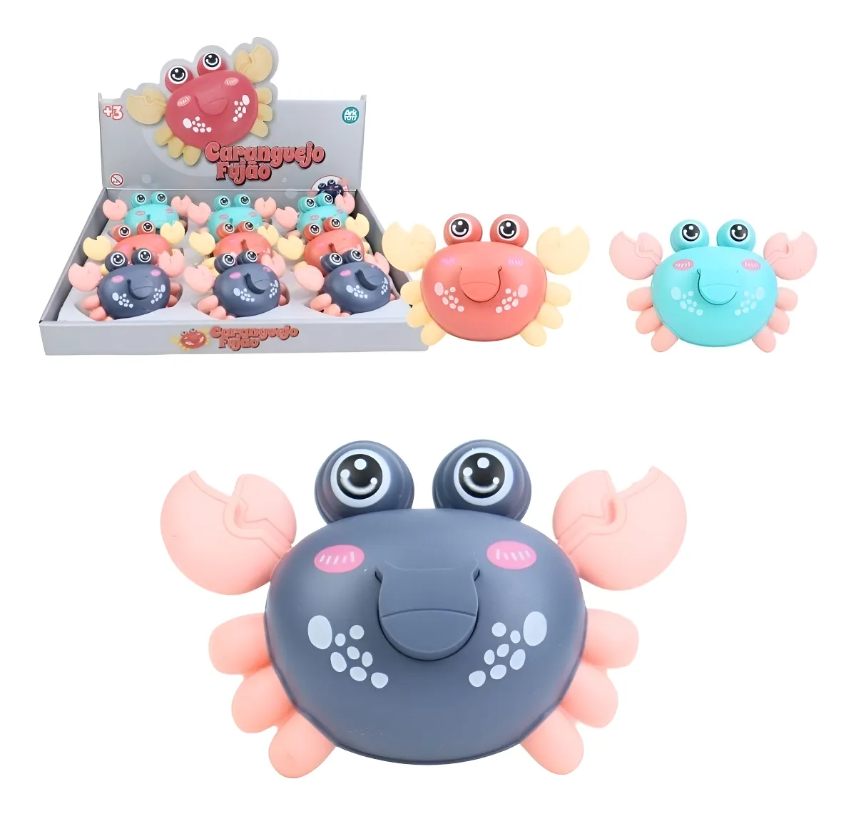 CARANGUEJO INFANTIL FUJÃO MOVIDO À FRICÇÃO SORTIDA