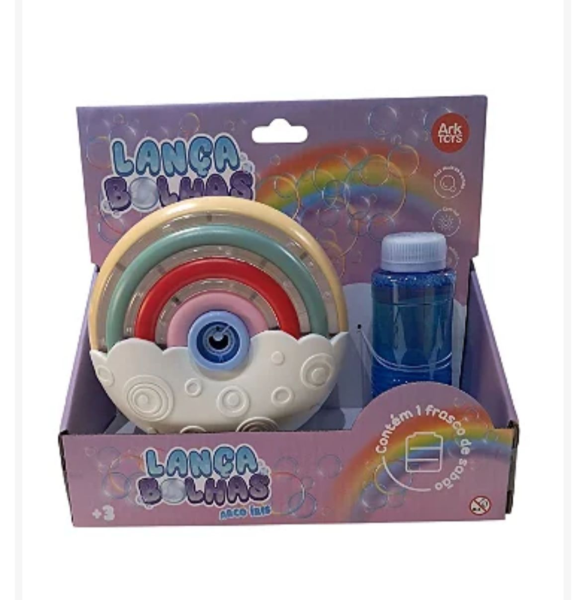 LANÇA-BOLHAS DE SABÃO ARCO-ÍRES