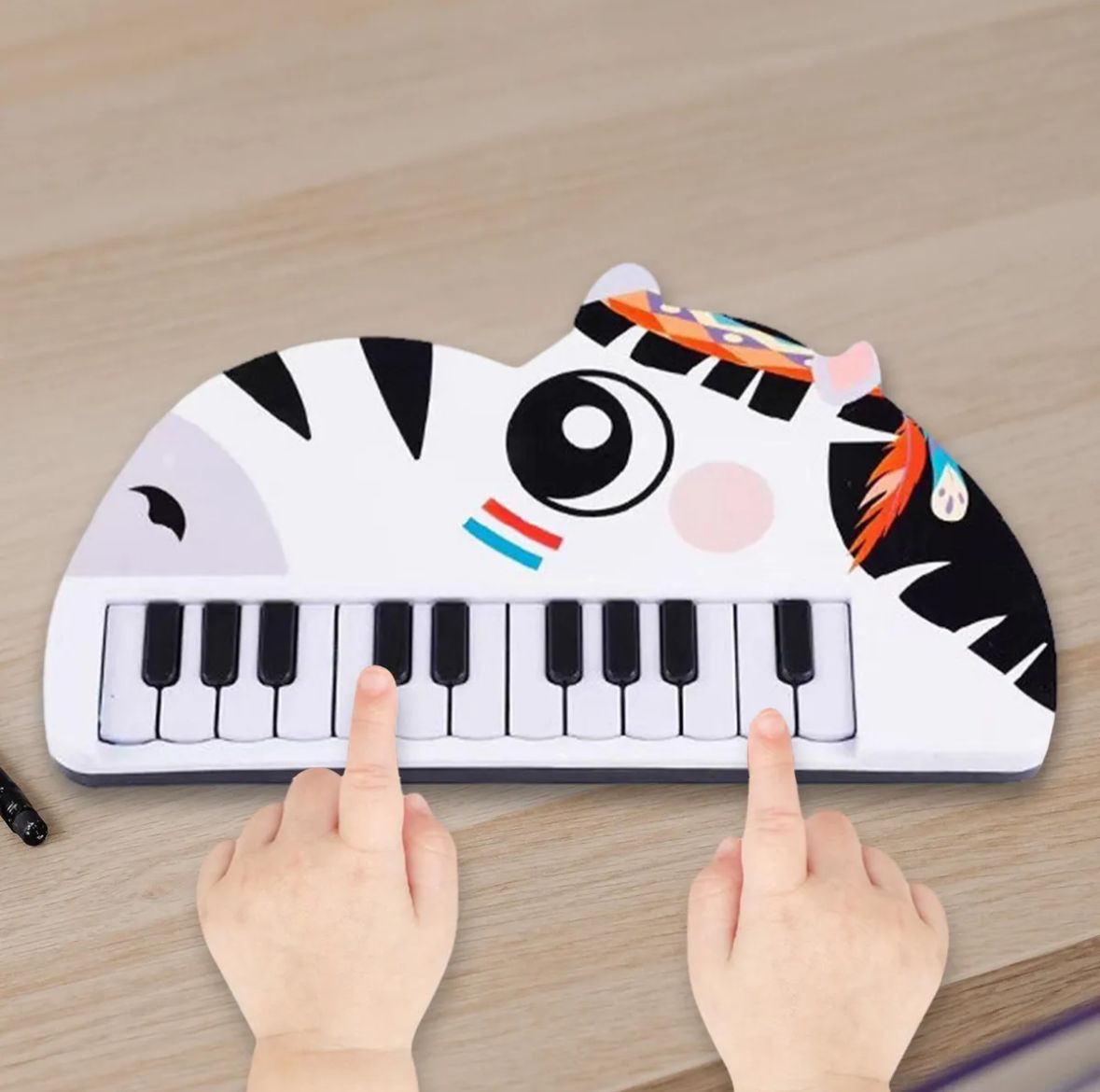 PIANO MUSICAL INFANTIL ZEBRA