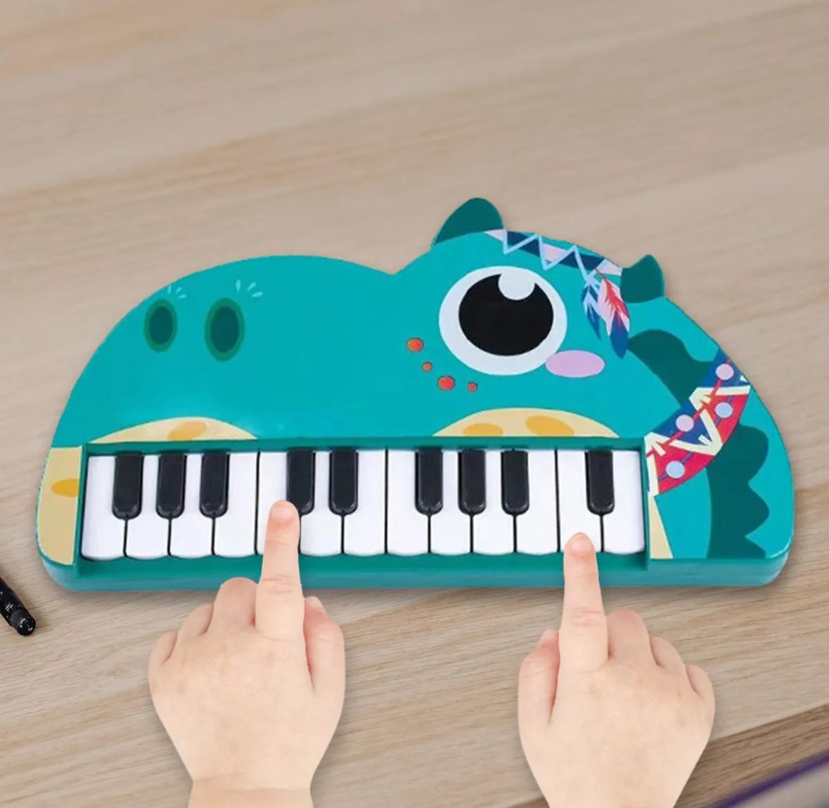 PIANO MUSICAL INFANTIL DINOSSAURO