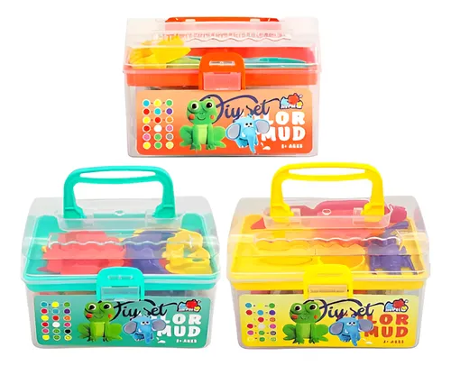 MALETA COM MASSINHA E FORMAS