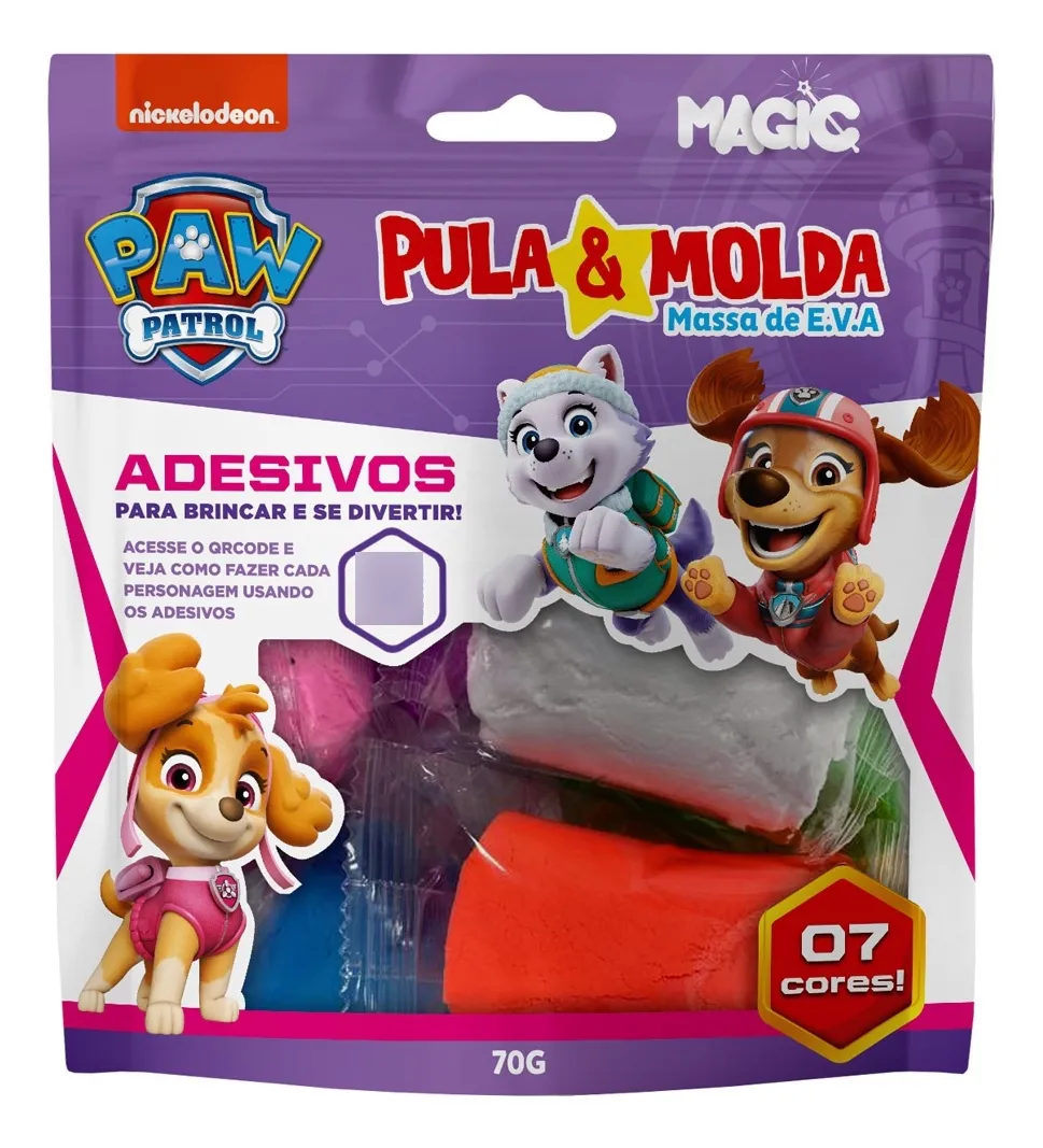 MASSA DE E.V.A PARA MODELAR COM ADESIVOS