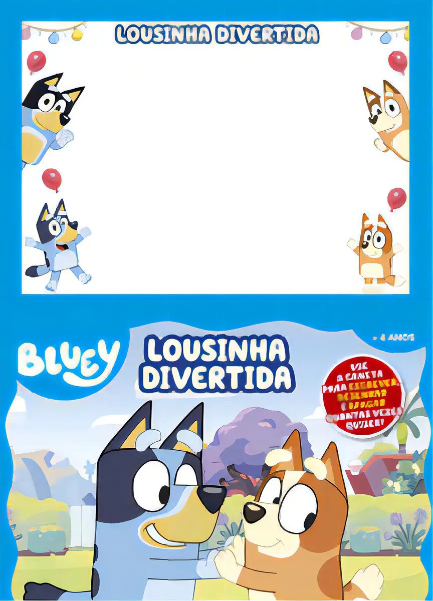 LOUSINHA DIVERTIDA BLUEY