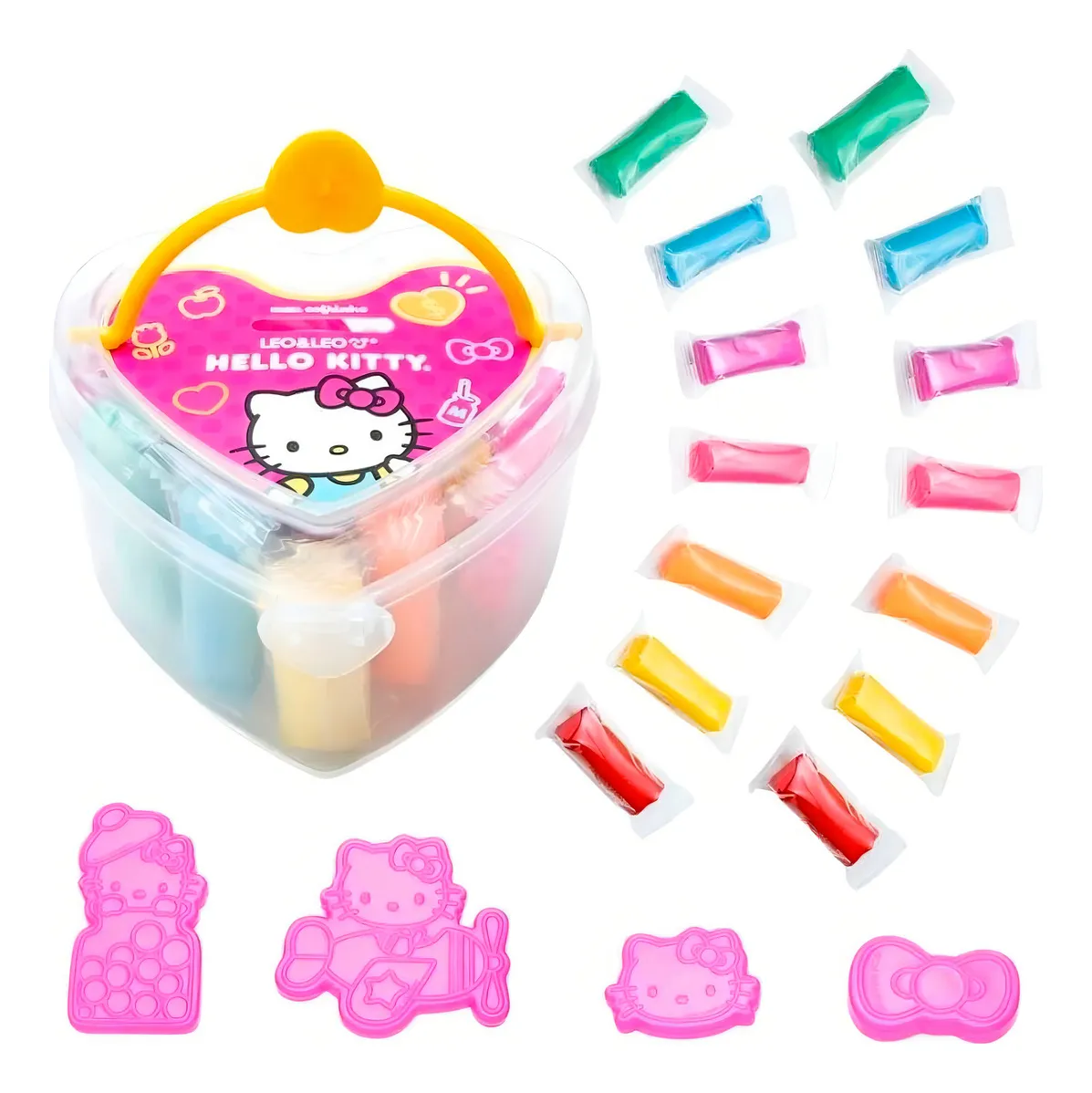 MASSINHA MODELAR HELLO KITTY LEO E LEO