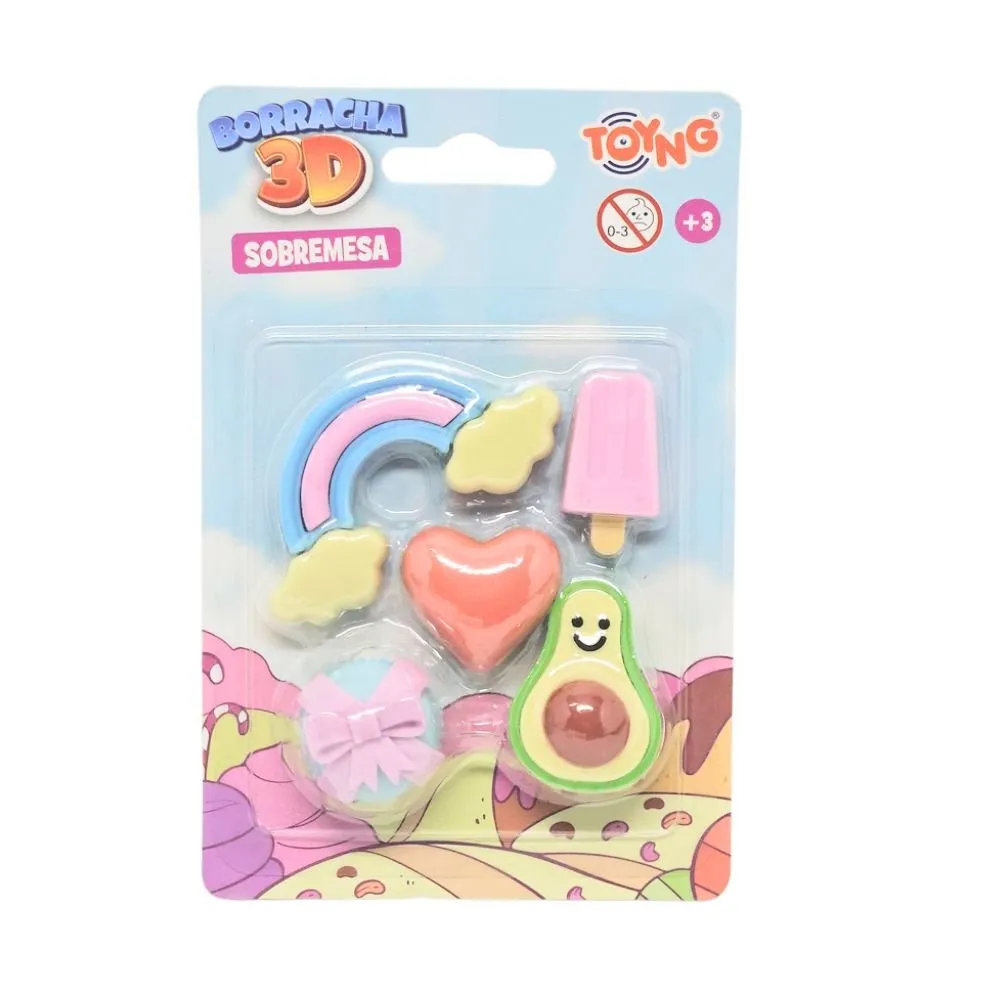 BORRACHA 3D SOBREMESA TOYNG