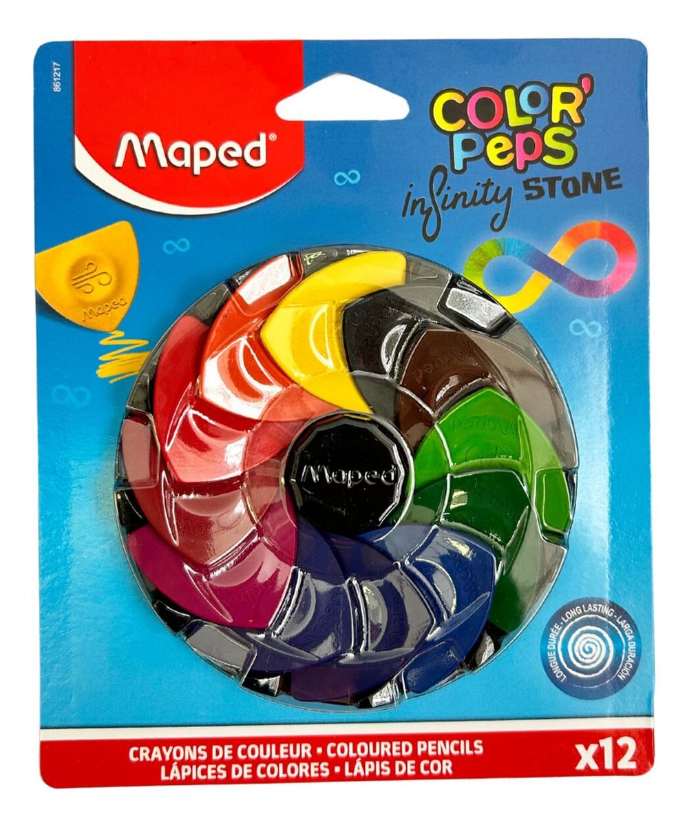 LÁPIS DE COR INFANTIL STONE CORES INFINITAS