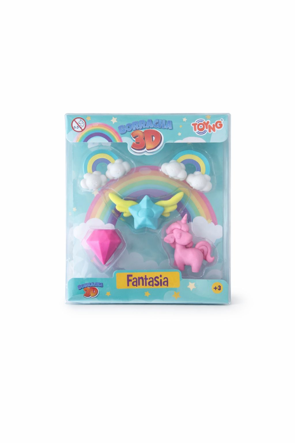 KIT BORRACHA 3D MODELO FANTASIA