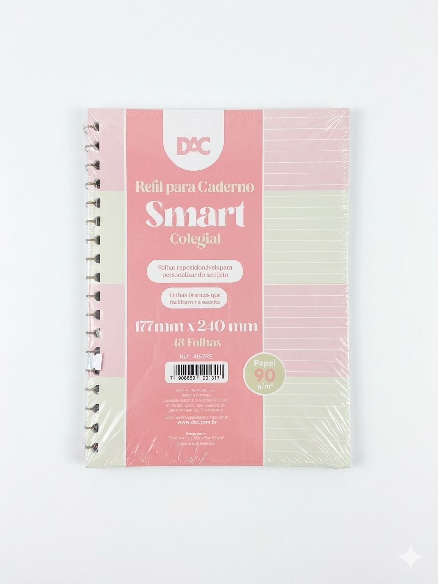 REFIL PARA CADERNO SMART COLEGIAL