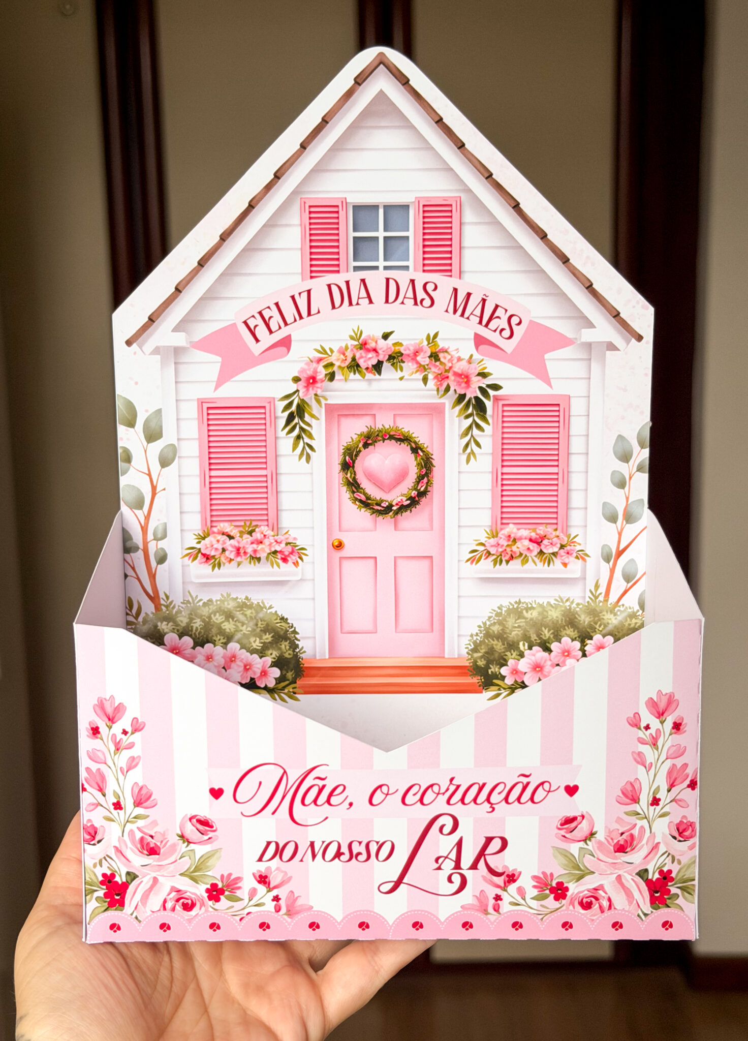 Caixa Envelope Dia das Mães