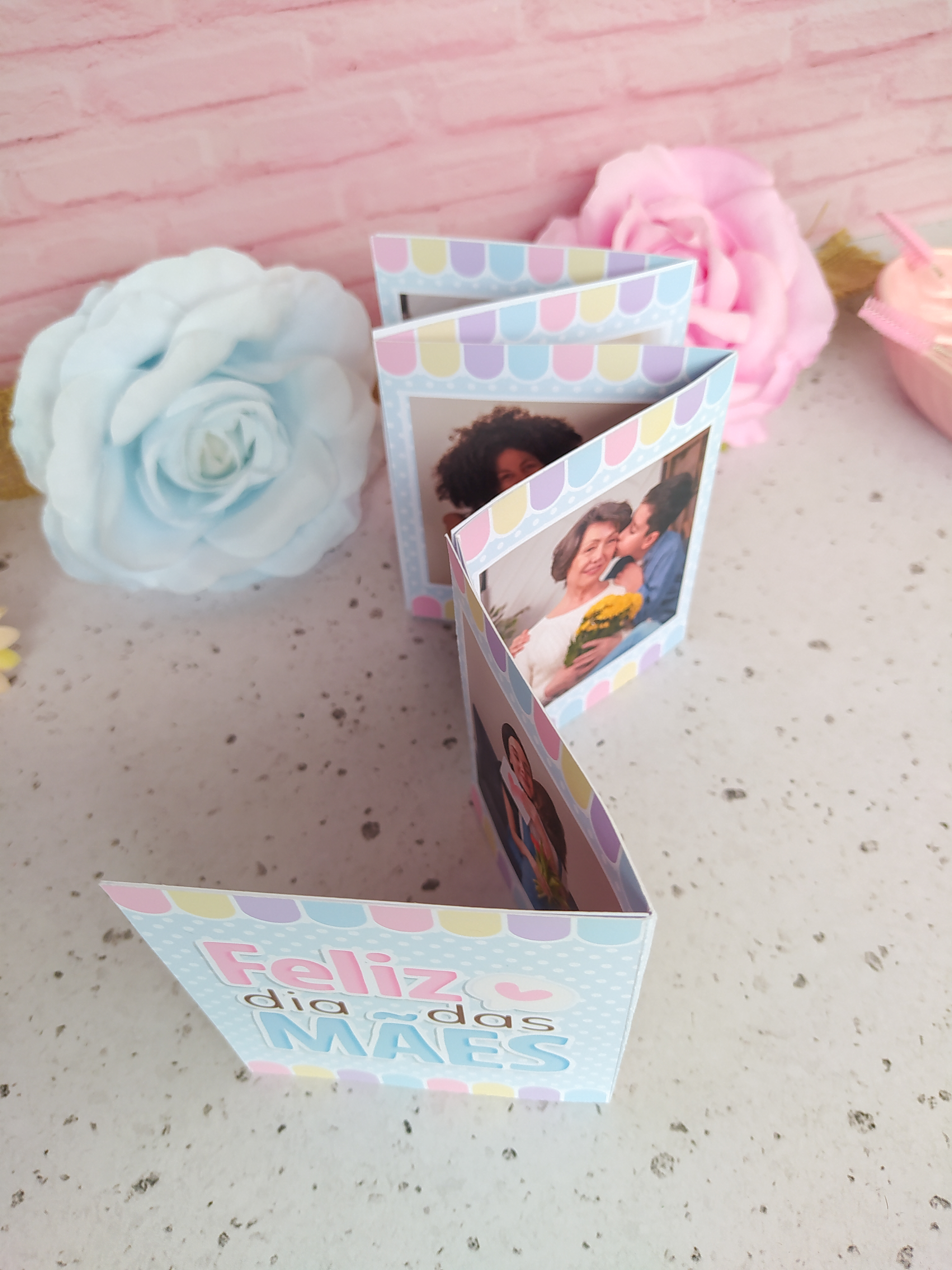 Mini Álbum (5 fotos) - Dia das Mães