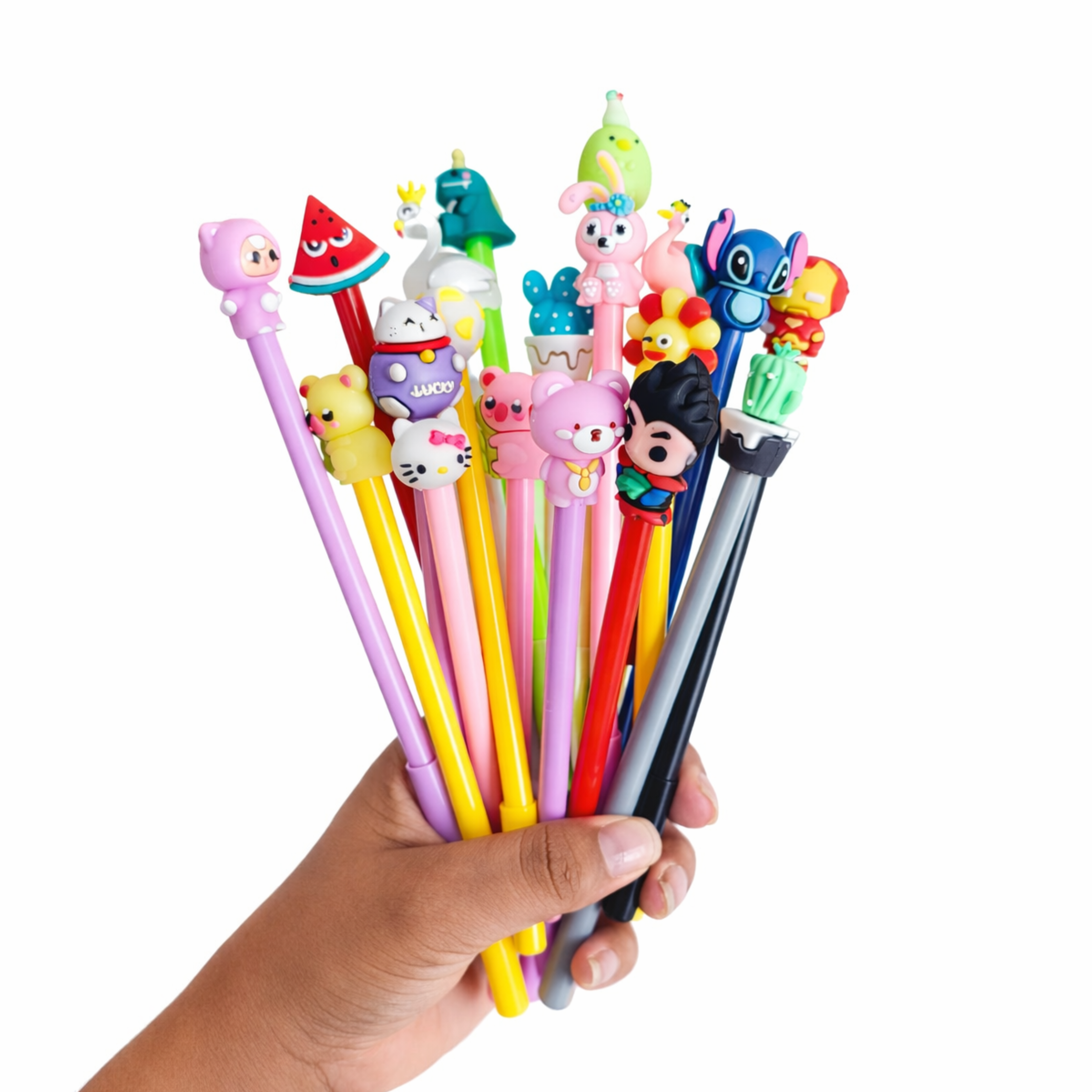 Caneta fofa Criativa Gel - Personagens animados