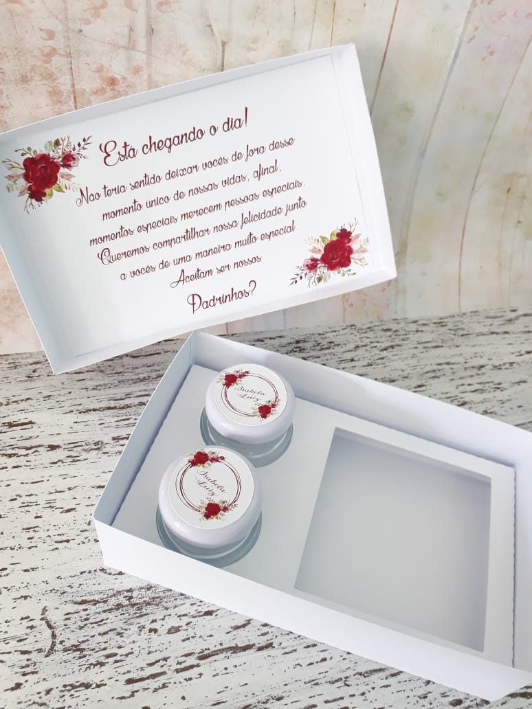 Caixa Padrinhos | Casamento Elegance