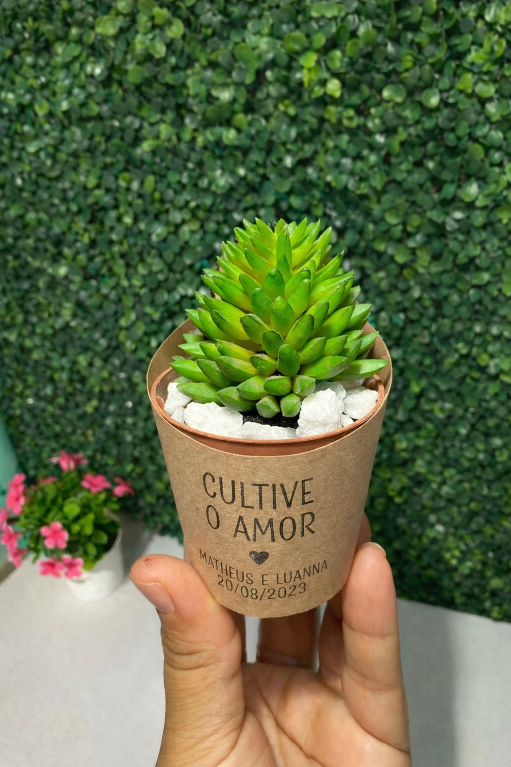 CACHEPO PARA MINI VASO SUCULENTA