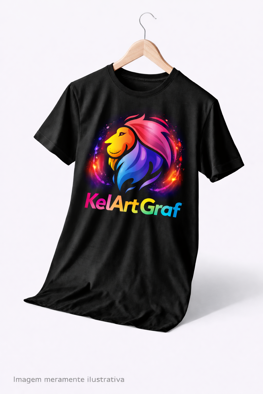 Camisa Personalizada de Cor Impressão DTF