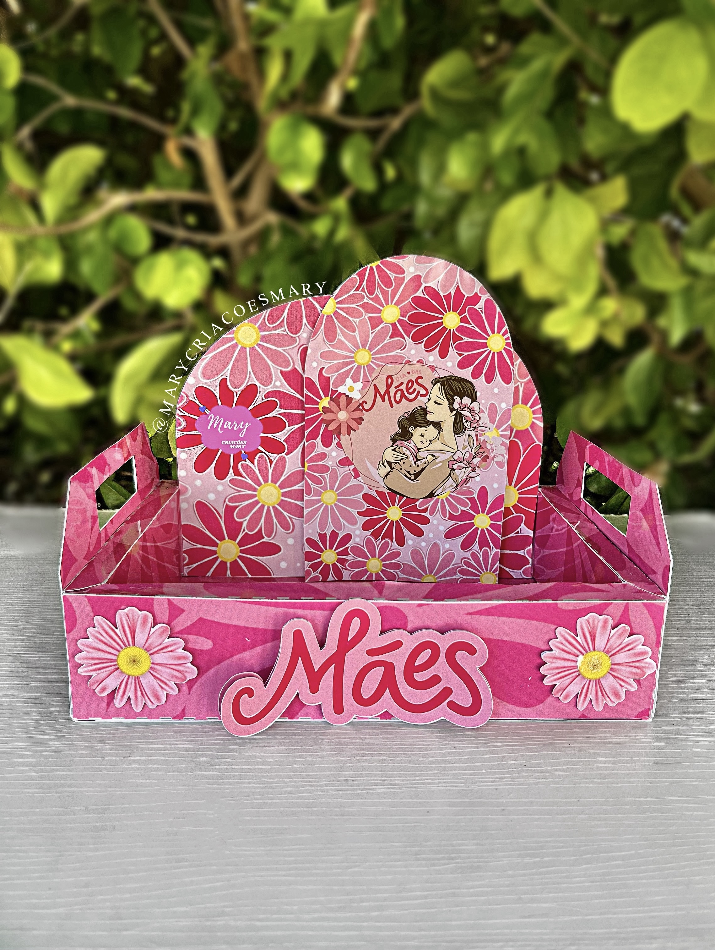 Caixa Cenário Luxo - Dia das Mães