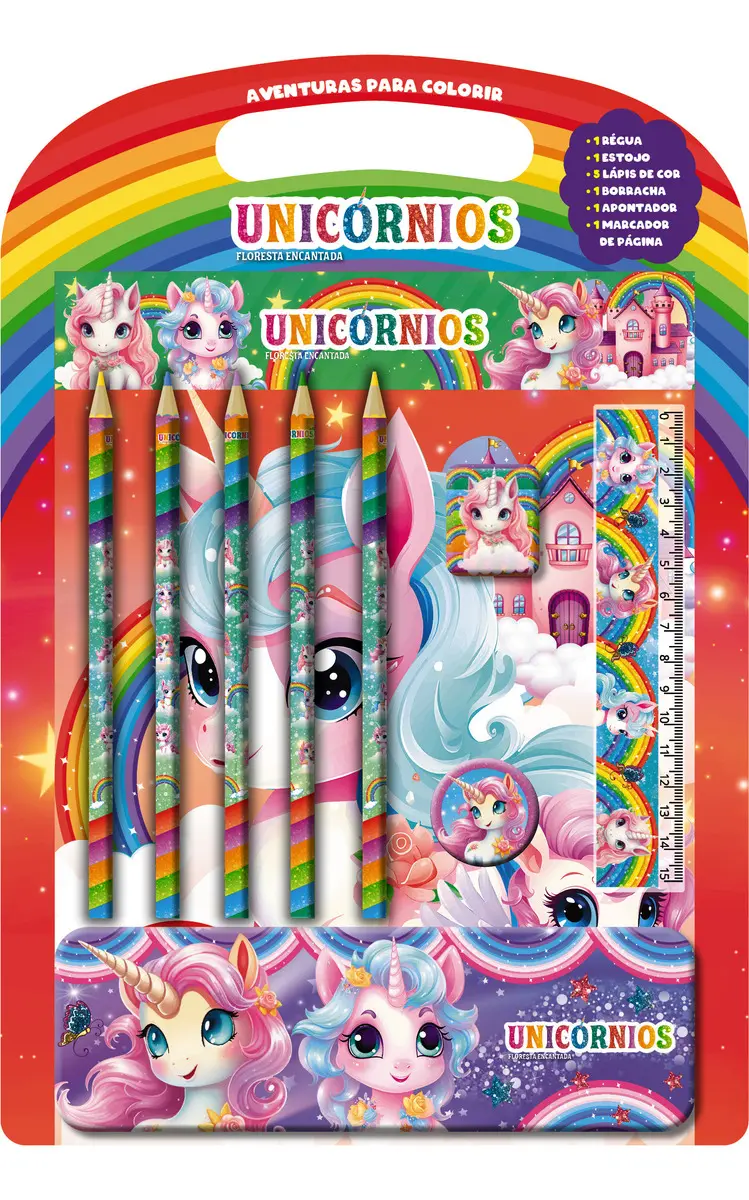 UNICÓRNIOS AVENTURAS PARA COLORIR