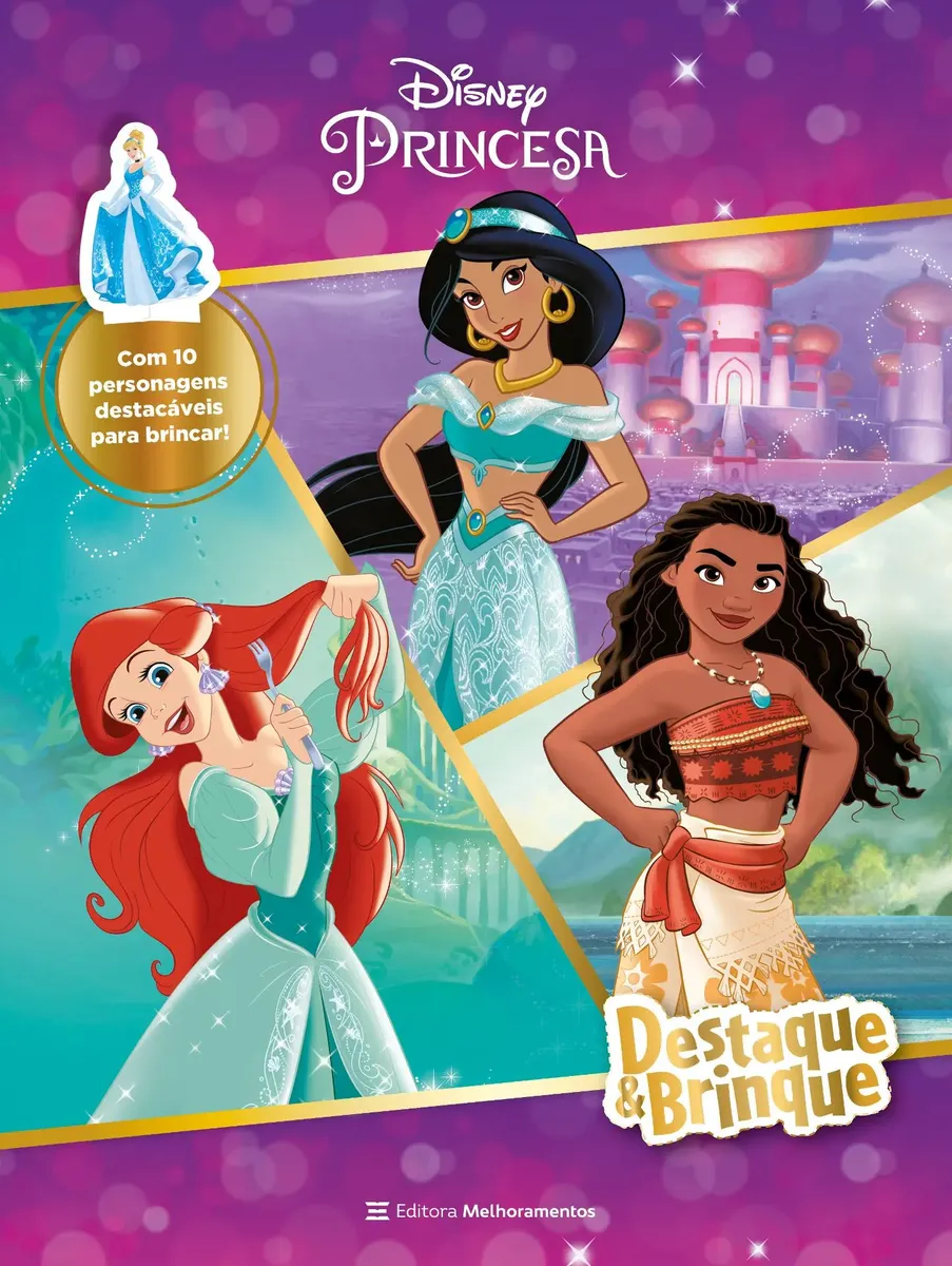 LIVRO PRINCESAS DESTAQUE E BRINQUE