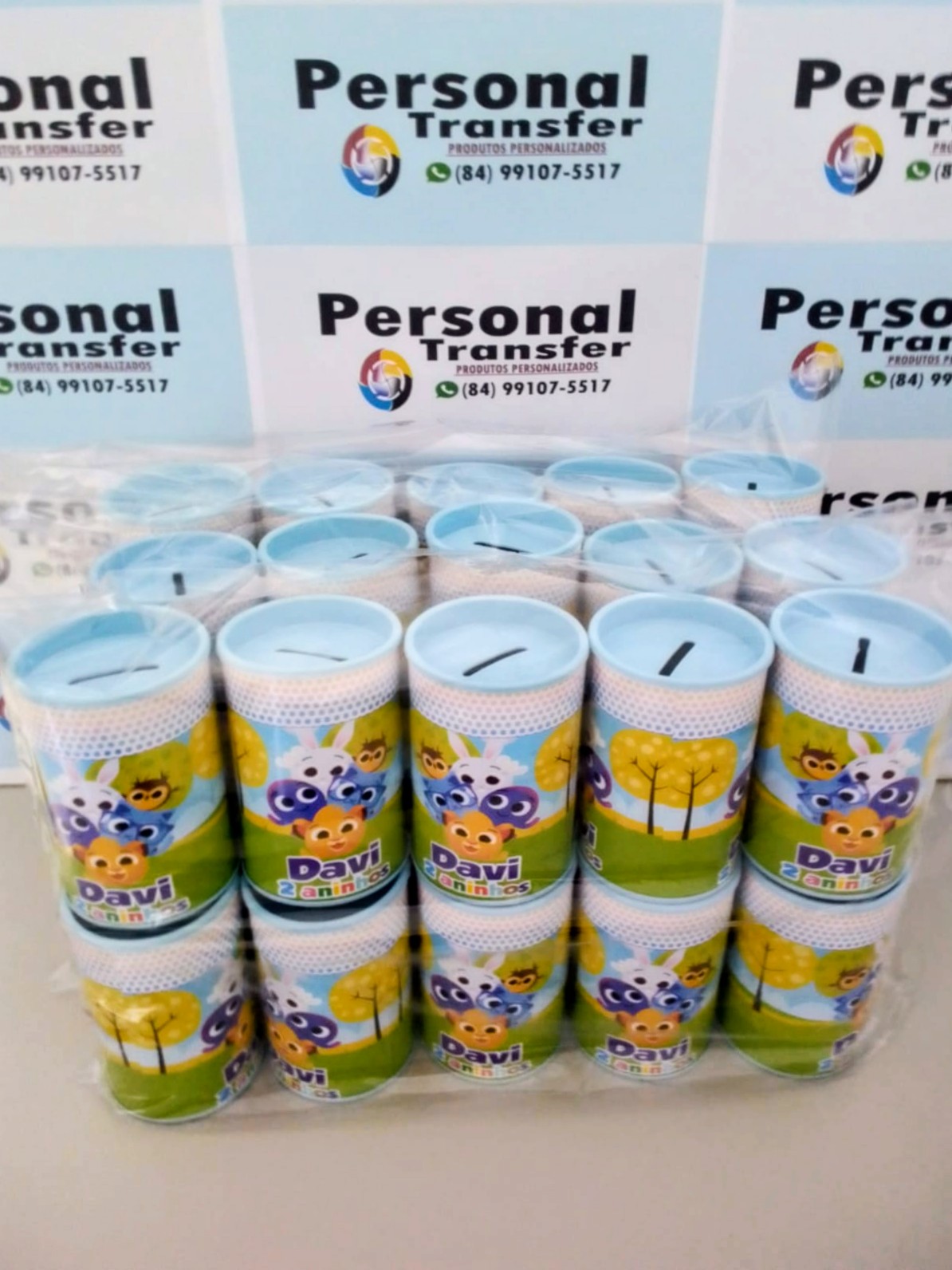 KIT COFRINHO PERSONALIZADO 10 UNIDADES