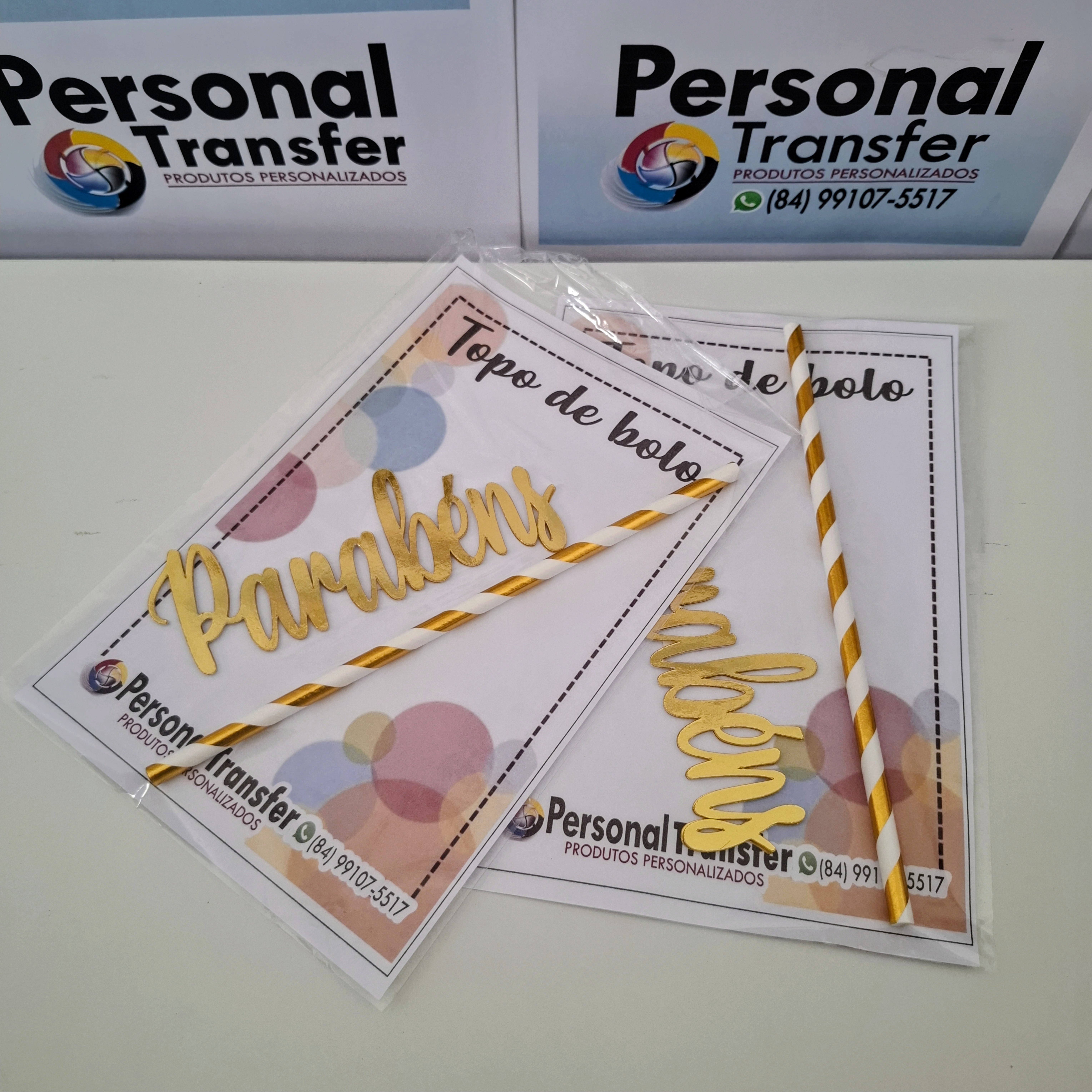 TOPO DE BOLO PARABÉNS