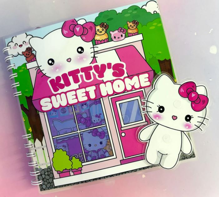 📘 Livro Interativo – Hello Kitty | Kitty’s Sweet Home