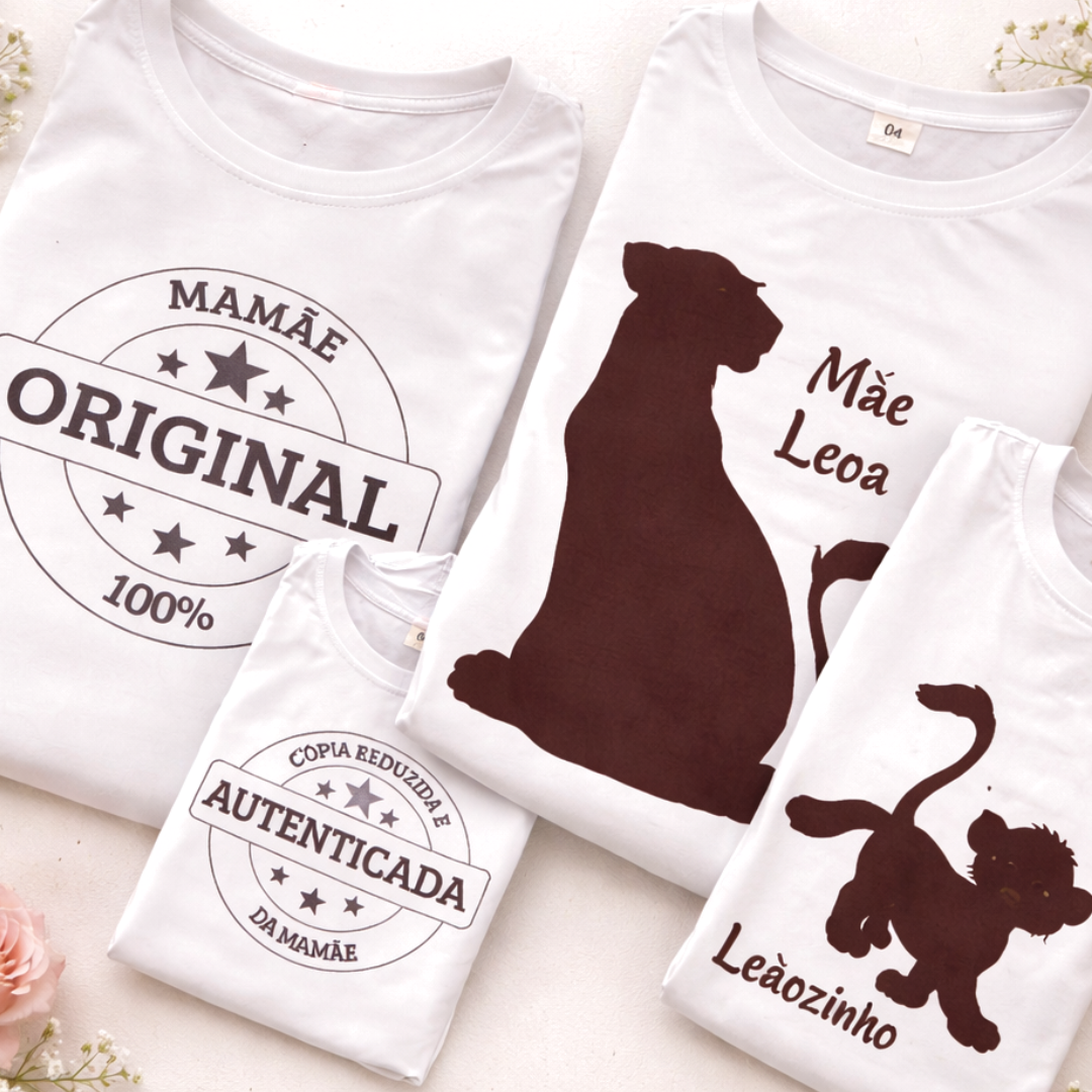 Kit Camisas Mãe e filho(a)