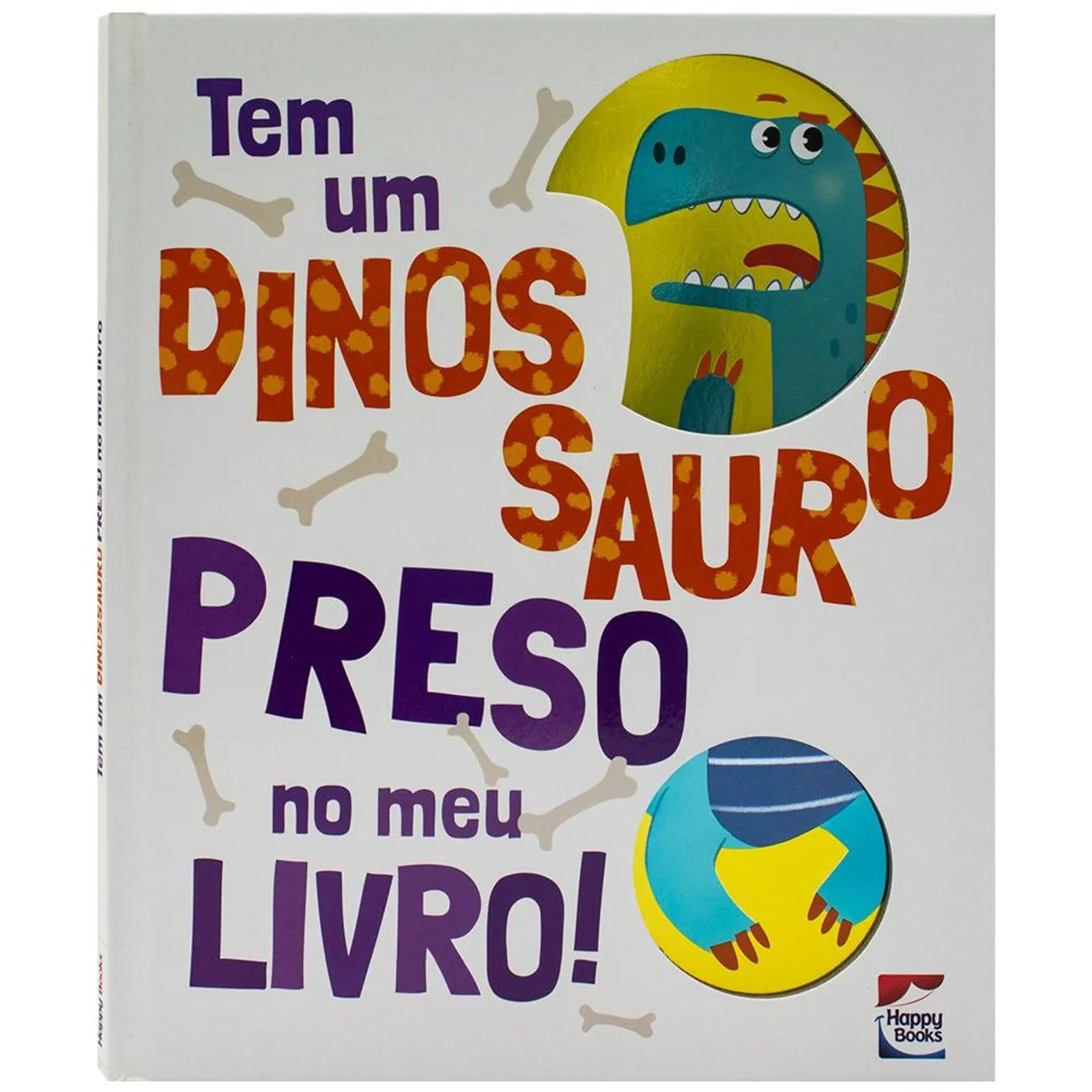 TEM UM DINOSSAURO PRESO NO MEU LIVRO