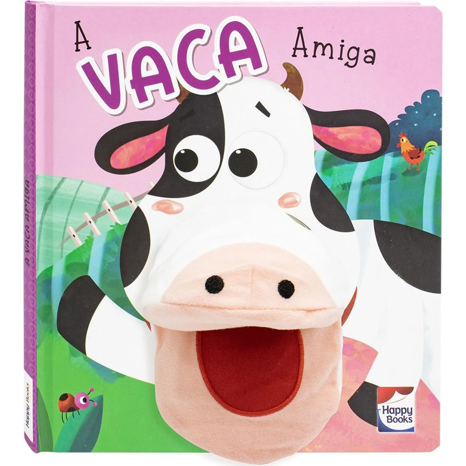 LIVRO AVENTURAS COM FANTOCHES VACA AMIGA