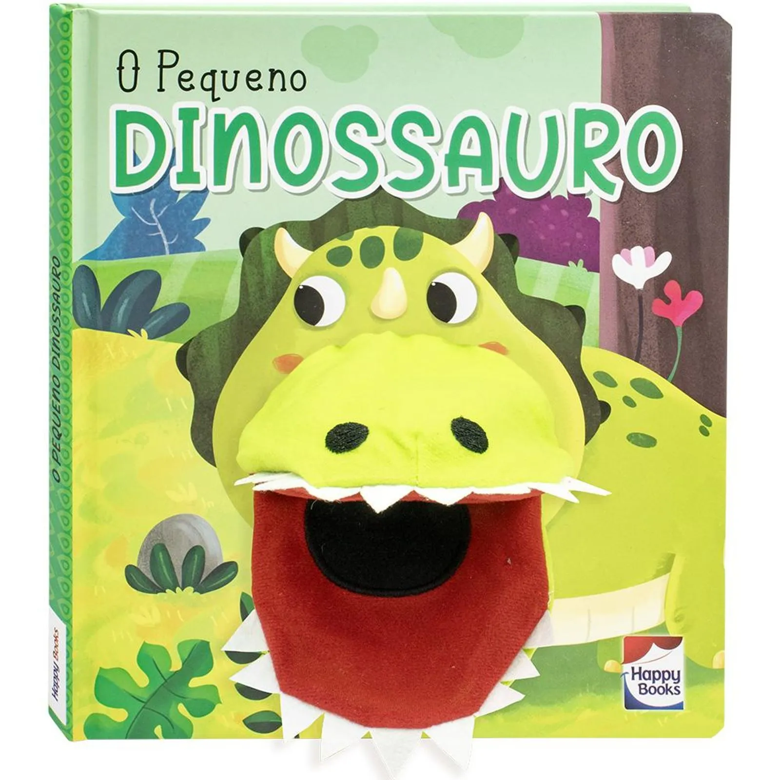 LIVRO AVENTURAS COM FANTOCHES PEQUENO DINOSSAURO