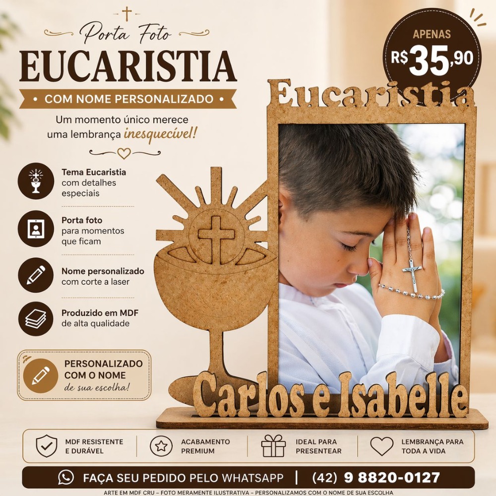 PORTA FOTO EUCARISTIA