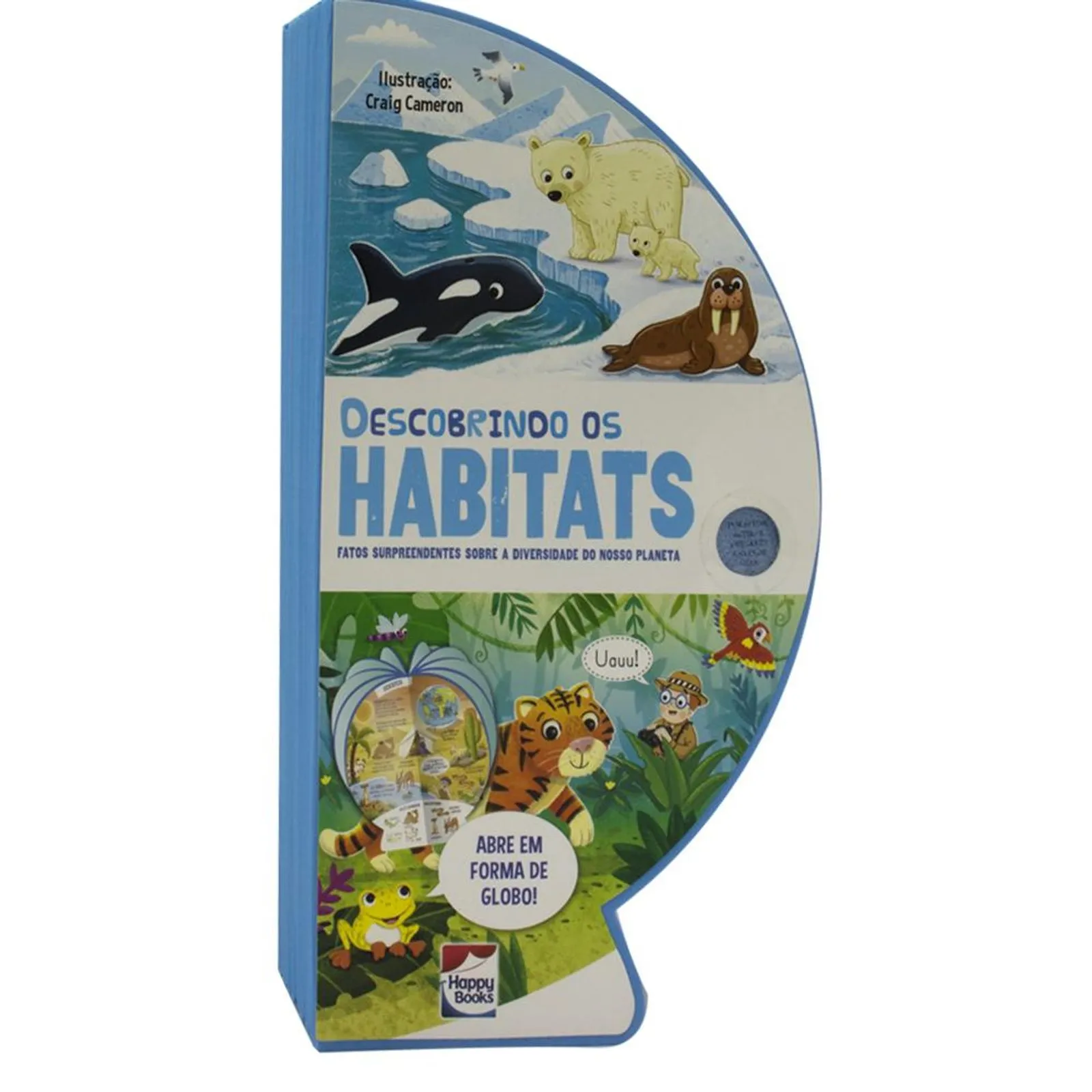 LIVRO GLOBO - ONDE NO MUNDO HABITATS