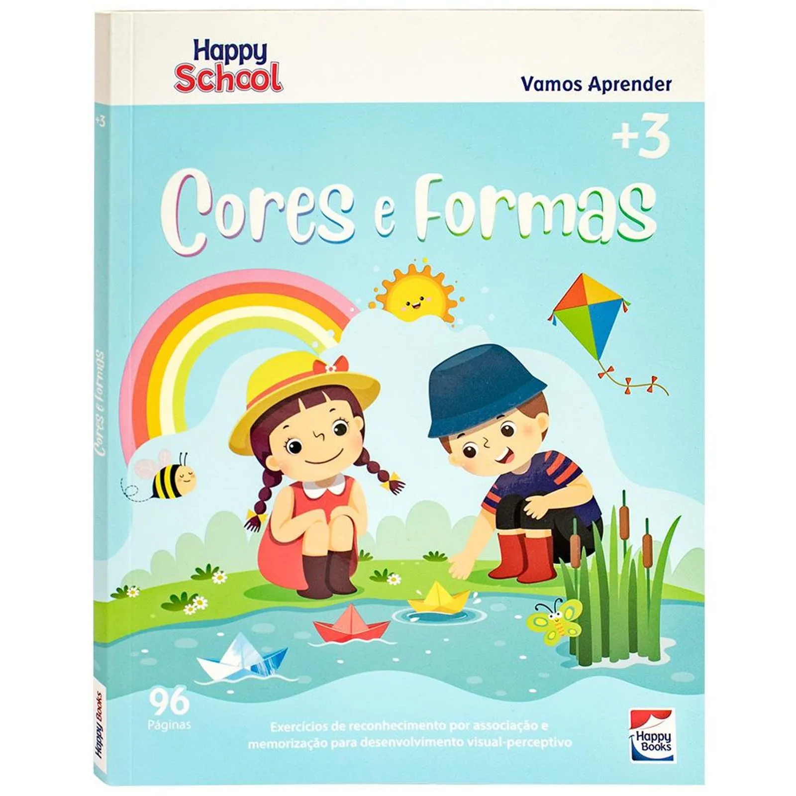 HAPPY SCHOOL CARTILHA DE ALFABETIZAÇÃO CORES E FORMAS