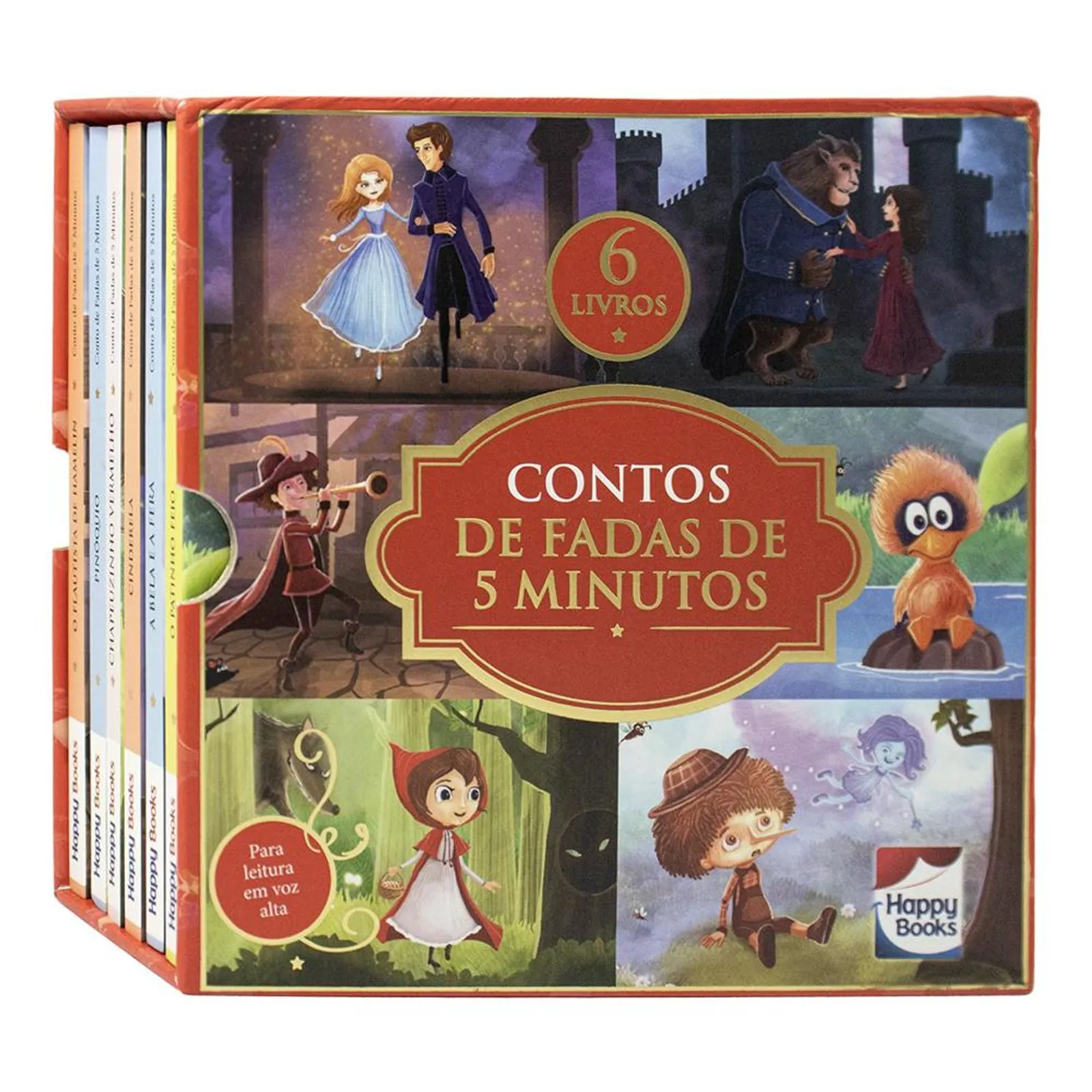 BOX CONTOS DE FADAS DE 5 MINUTOS C/6 LIVROS SORT