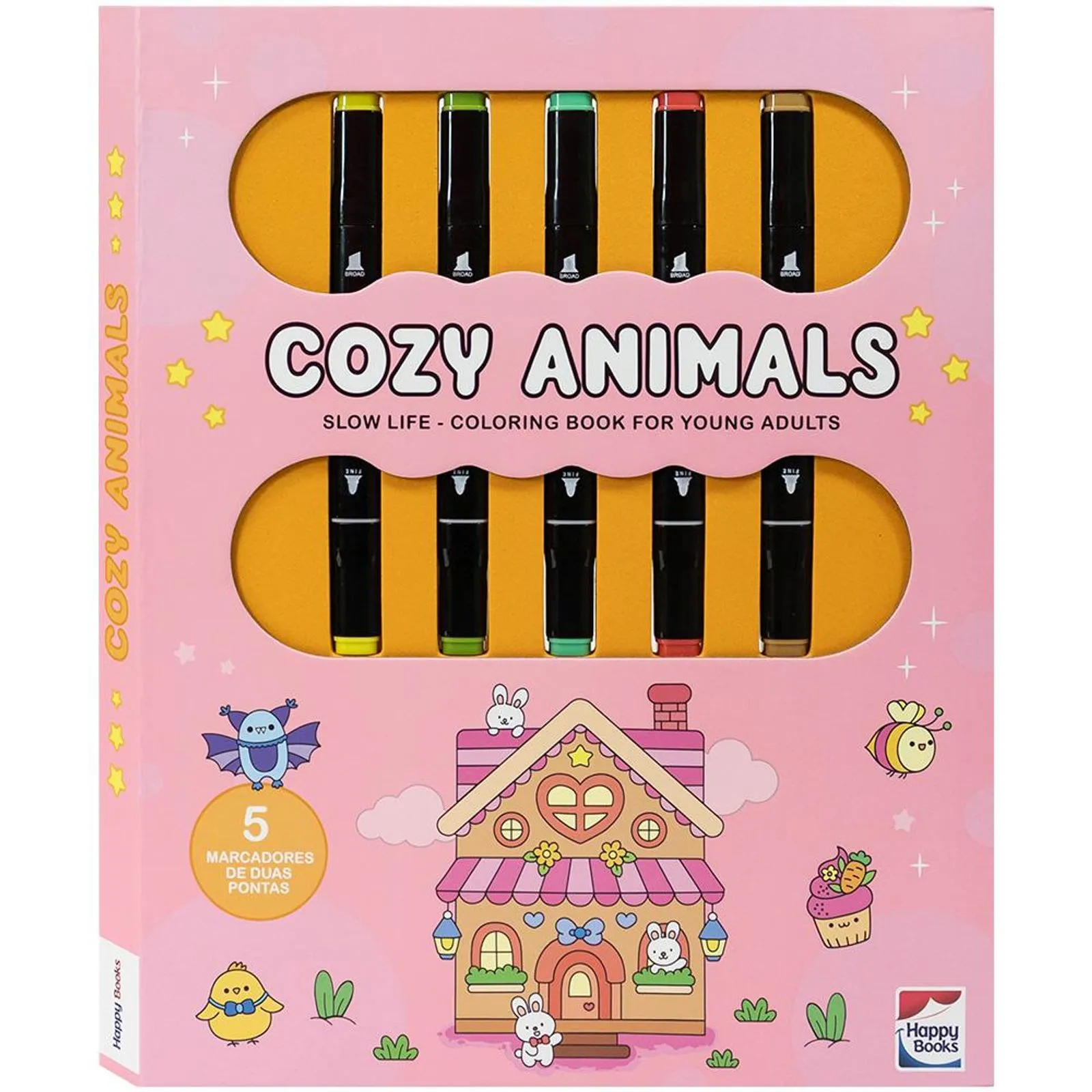 LIVRO DE COLORIR - ANIMAIS ACONCHEGANTES