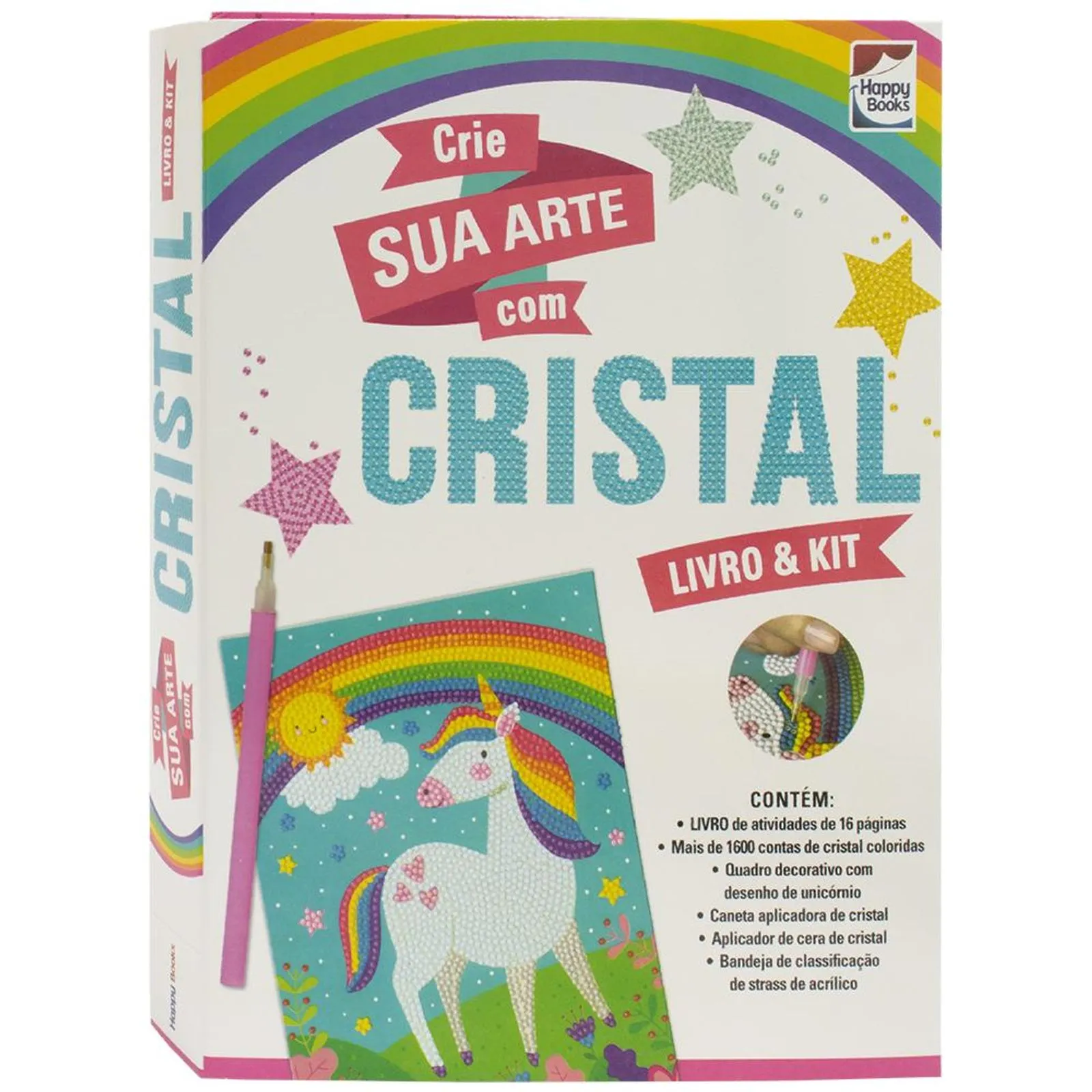 LIVRO INTERATIVO CRIE SUA ARTE COM CRISTAL