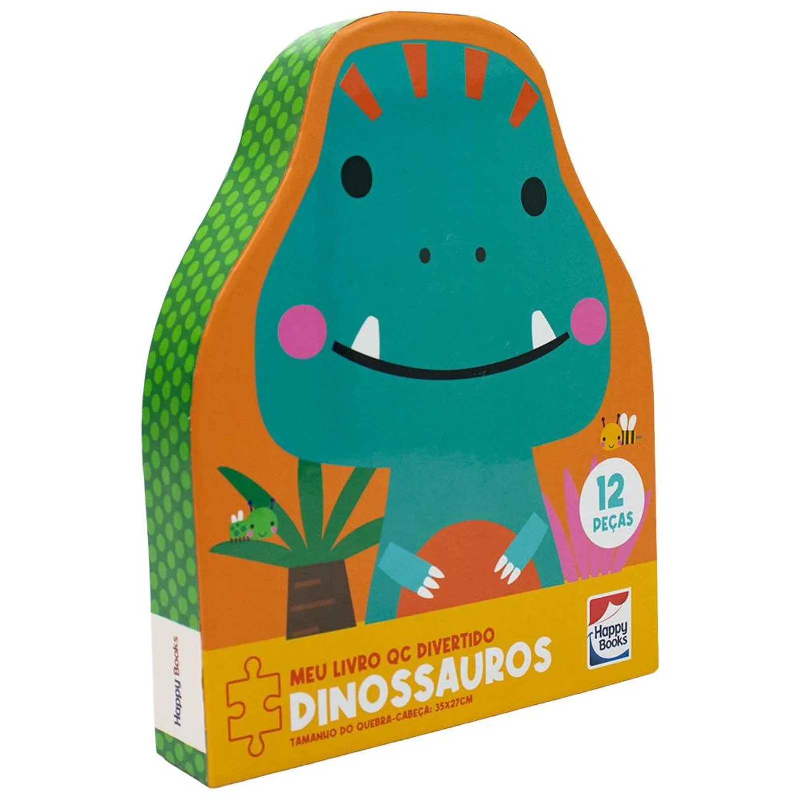 MEU LIVRO QUEBRA-CABECA DIVERTIDO DE DINOSSAUROS