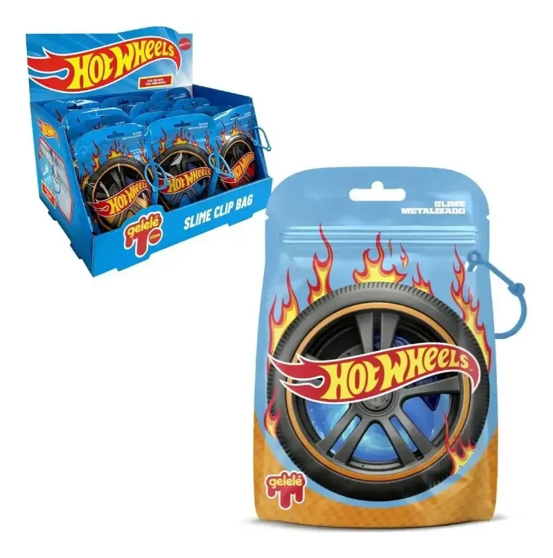 GELELÉ SLIME CLIP BAG HOTWHEELS