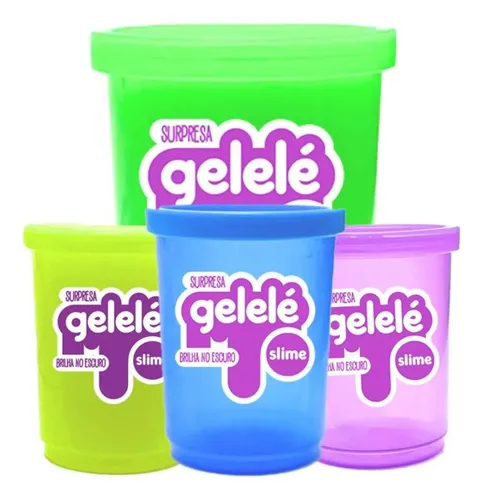 SLIME SURPRESA GELELÉ BRILHA NO ESCURO