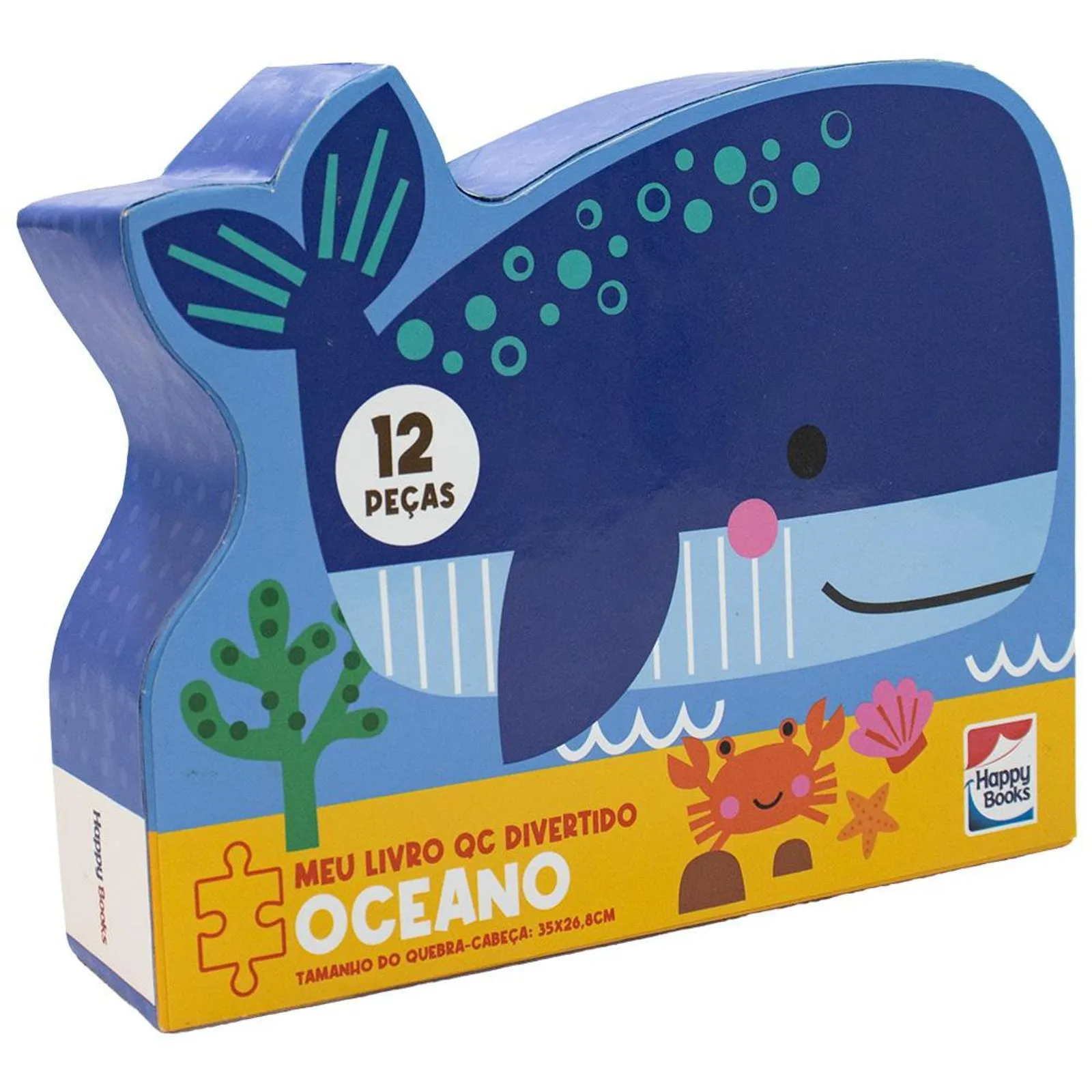 MEU LIVRO QUEBRA-CABEÇA DIVERTIDO - OCEANO