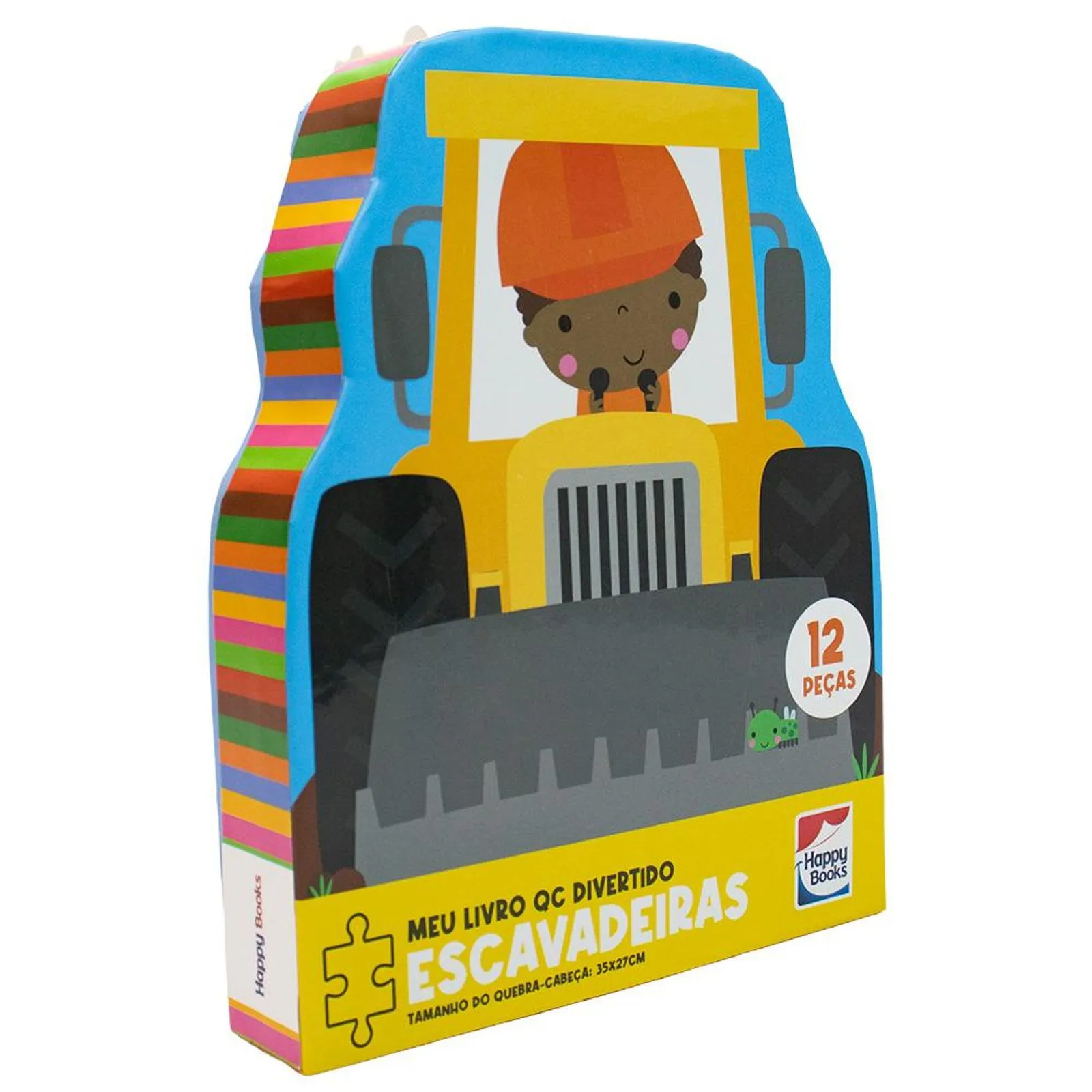 MEU LIVRO QUEBRA-CABECA DIVERTIDO - ESCAVADEIRAS
