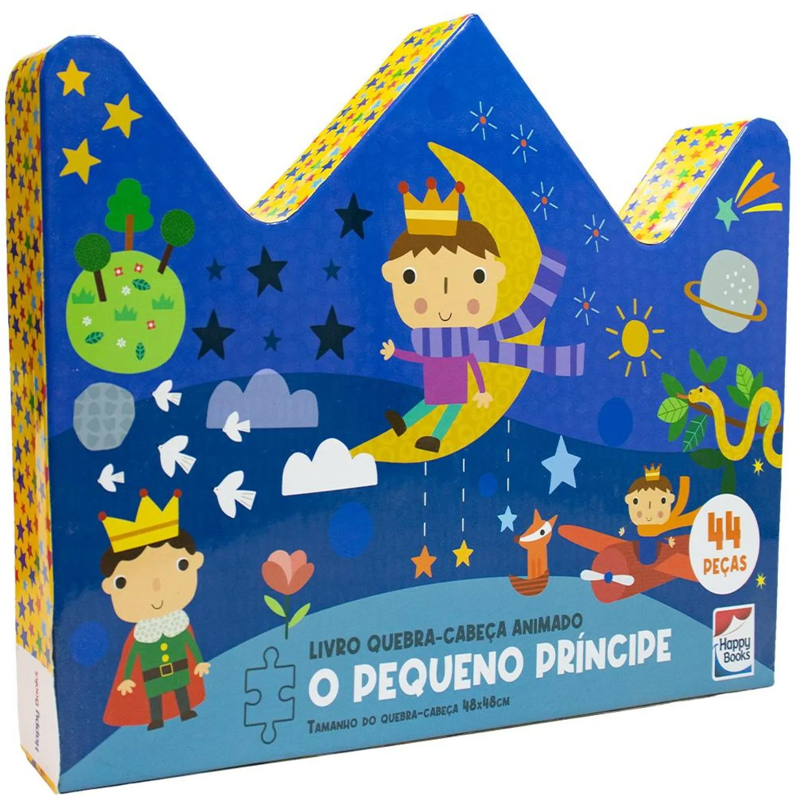LIVRO QUEBRA-CABECA ANIMADO - PEQUENO PRÍNCIPE