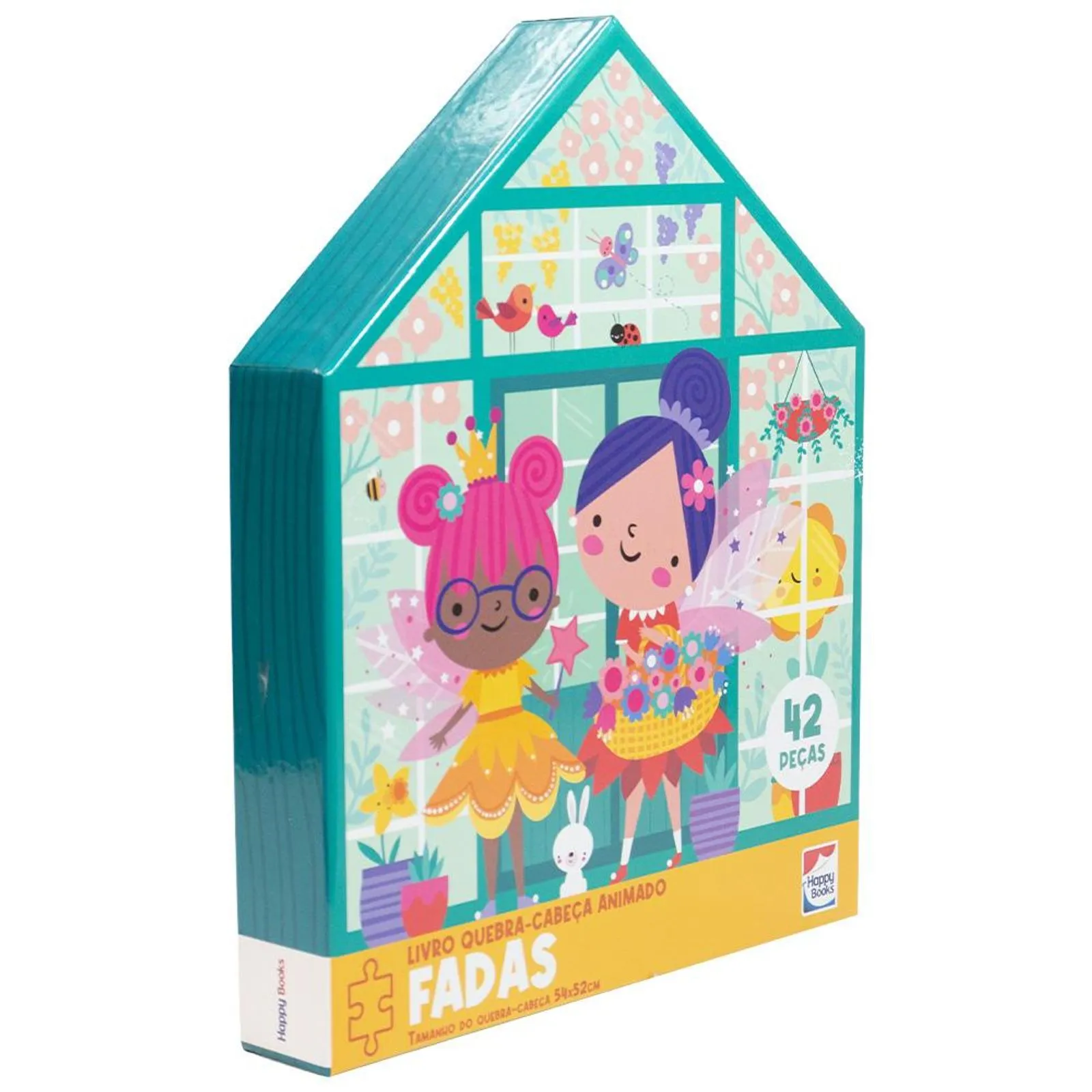 LIVRO QUEBRA-CABECA ANIMADO FADAS
