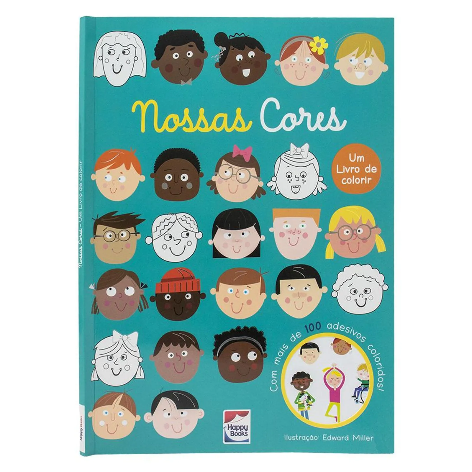 LIVRO NOSSAS CORES DE COLORIR